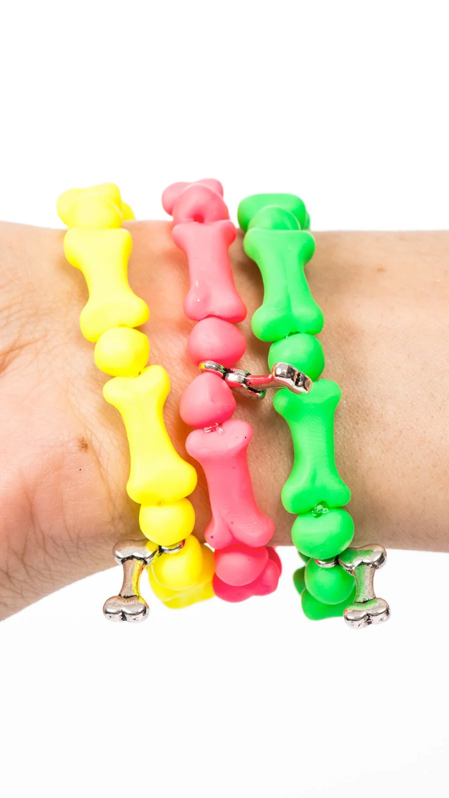 Bedrock Bones Skull Bracelets - Off White - Image 3