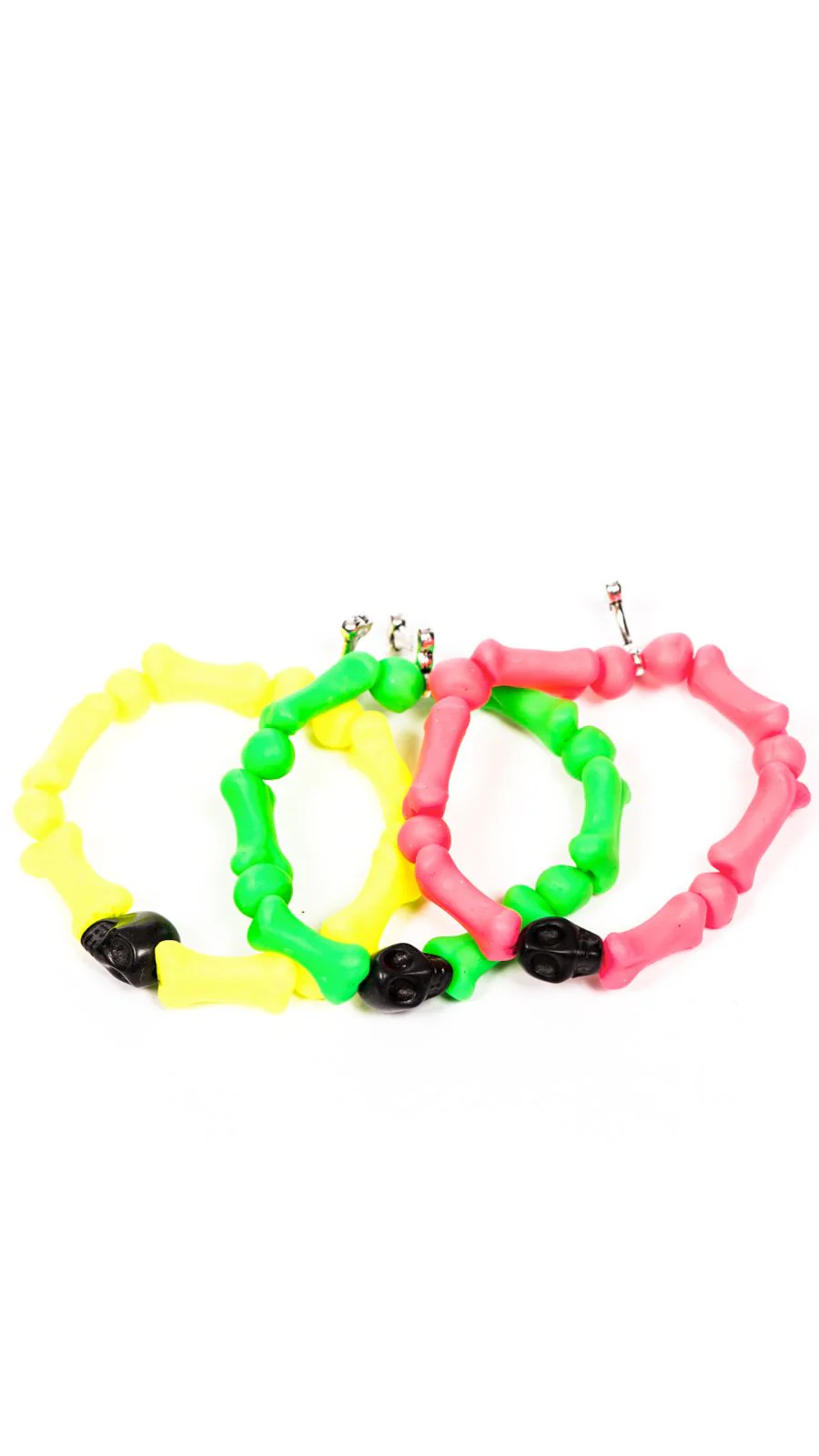 Bedrock Bones Skull Bracelets - Off White - Image 4
