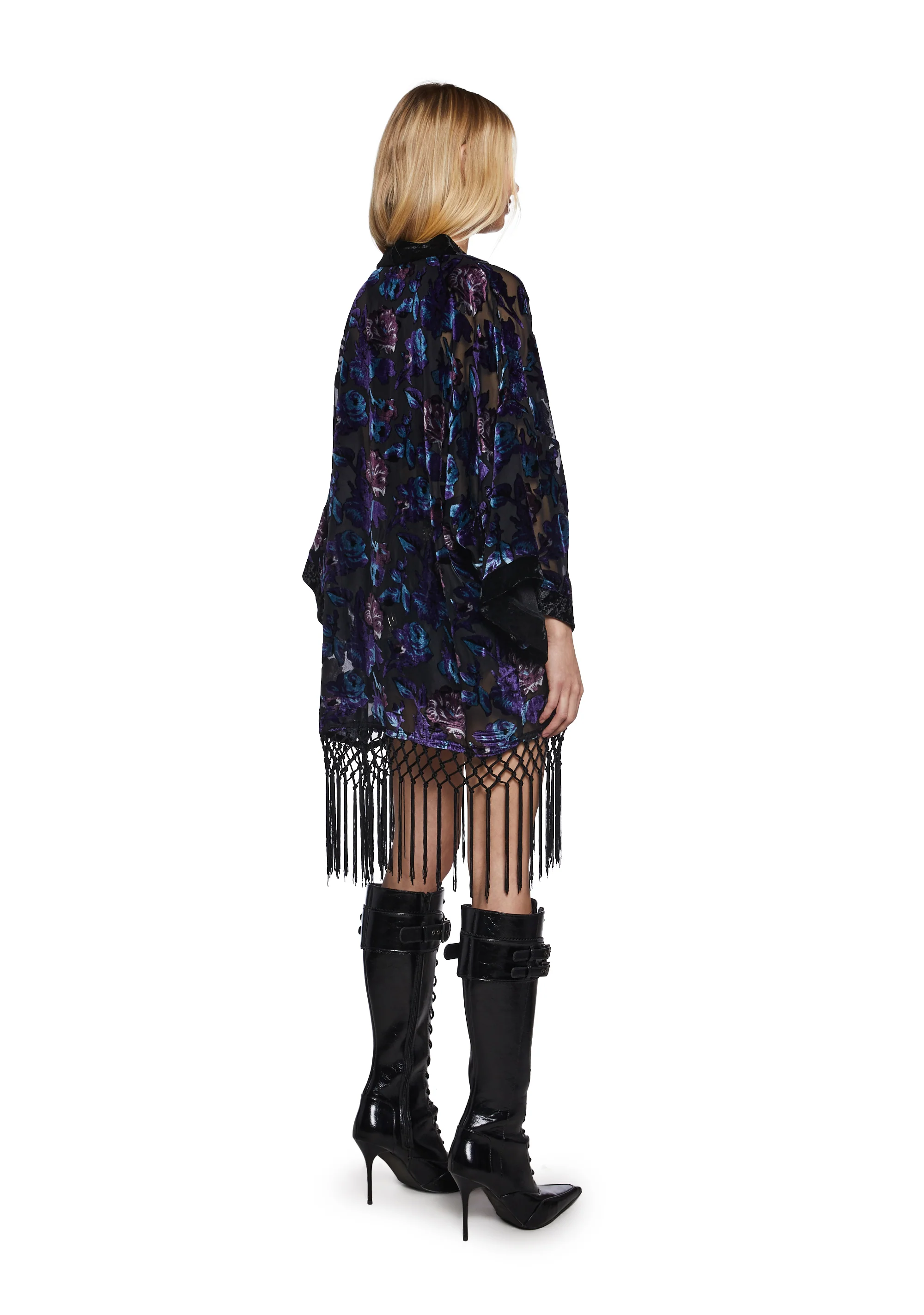 Befallen Romance Floral Kimono - Image 4