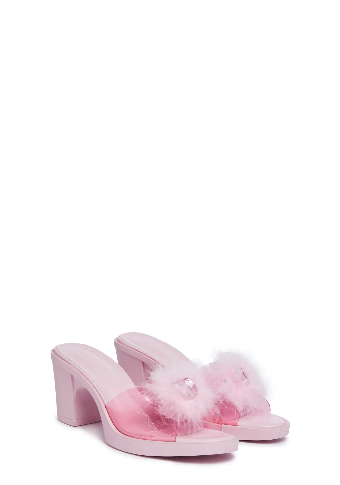 Bejeweled Etiquette Peep Toe Heels - Image 3