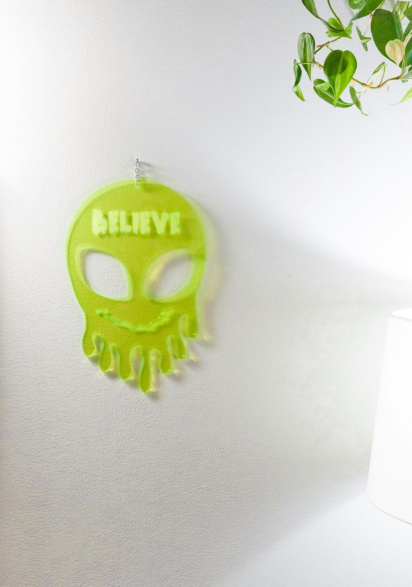 Believe Dripping Alien Wall Hang - Image 2