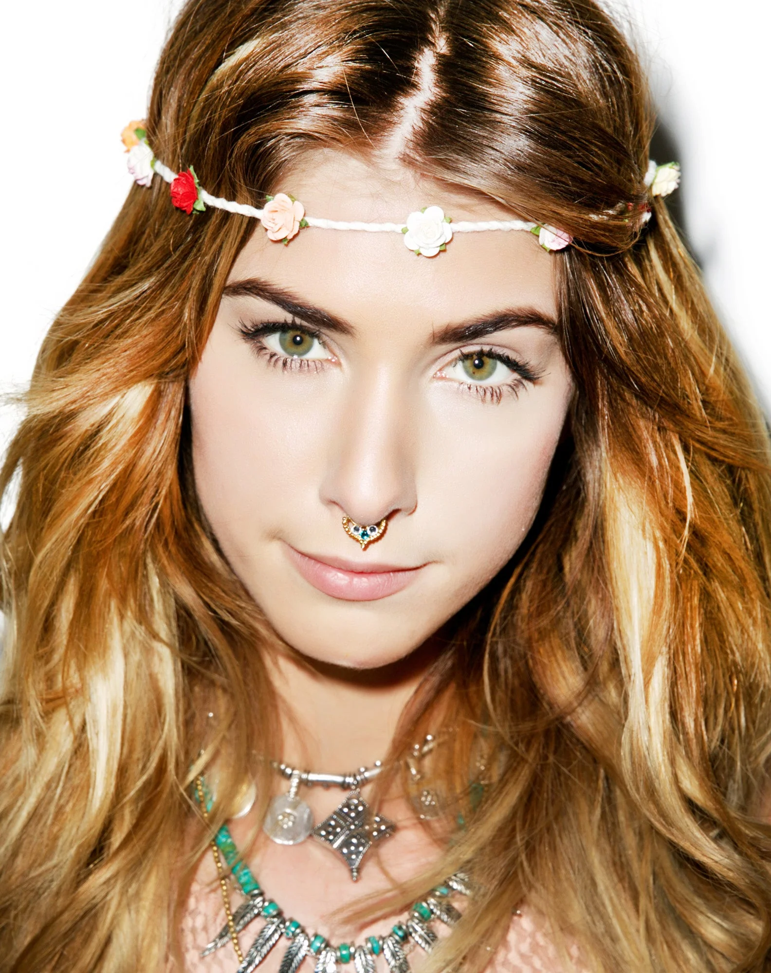 Bella Floral Headband - Purple - Image 14