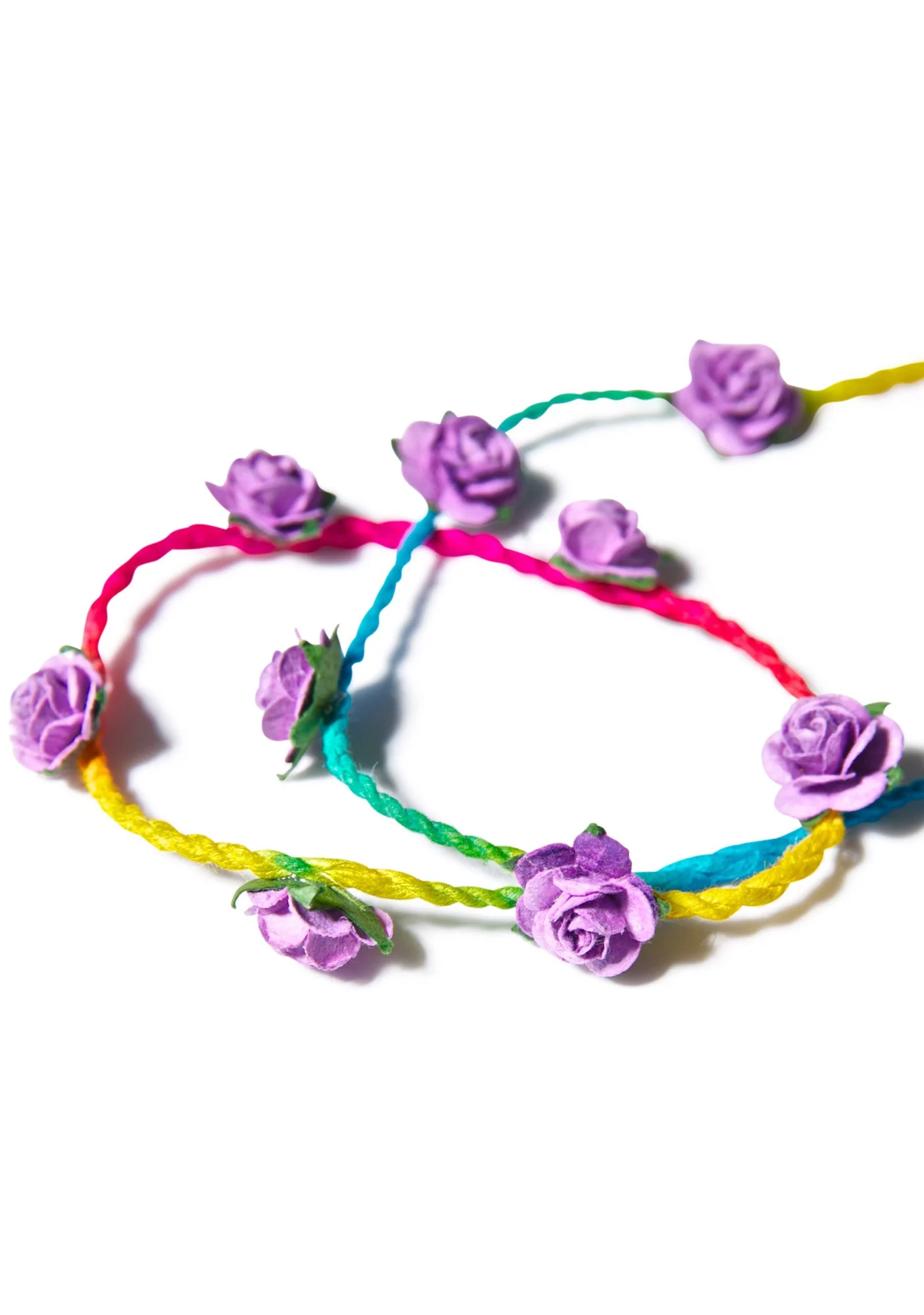 Bella Floral Headband - Purple - Image 2