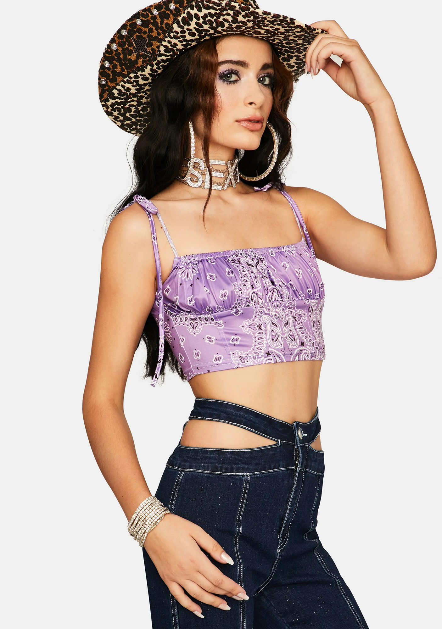 Belles Being Bad Crop Top - Image 2