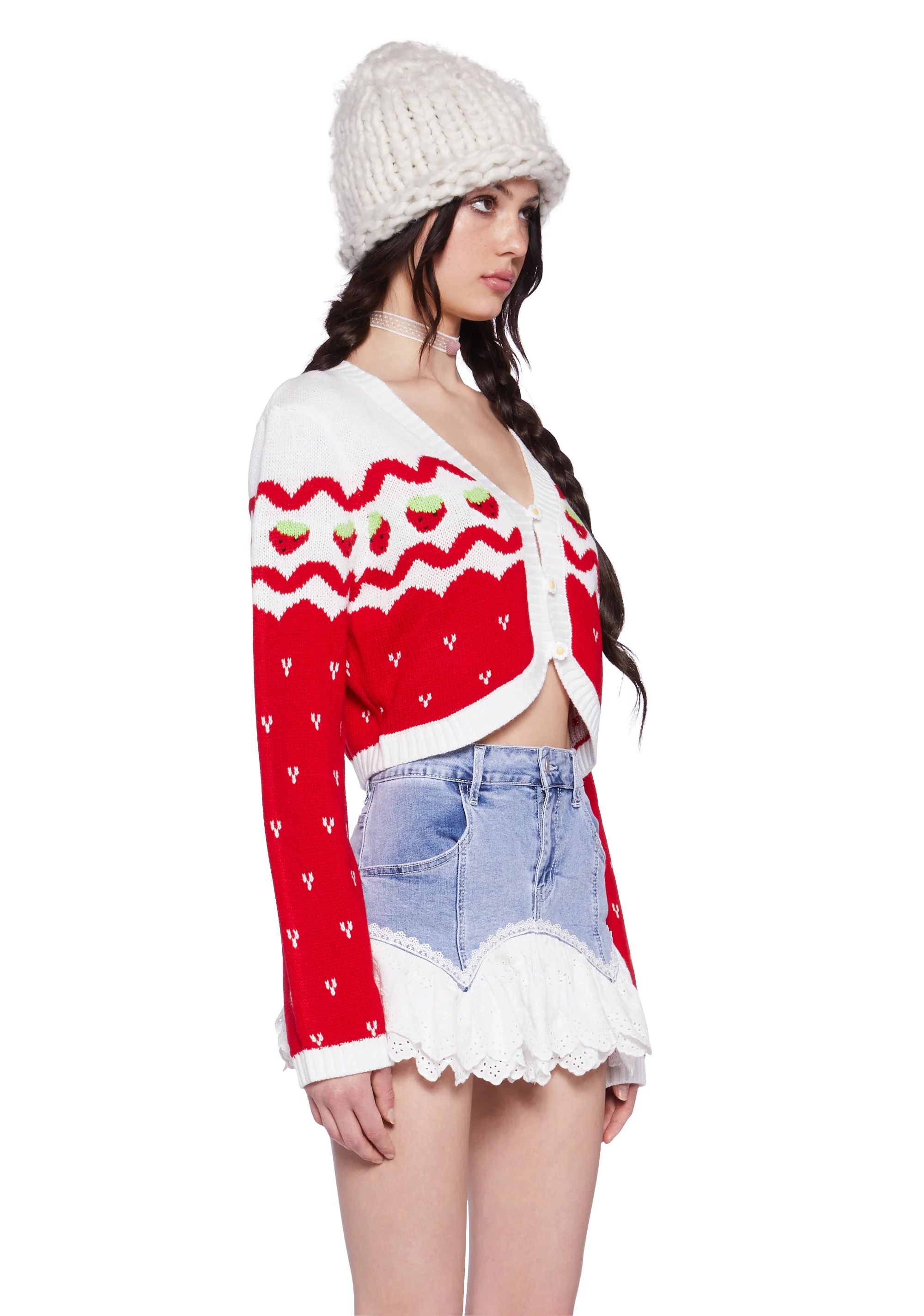 Berry Charms Intarsia Sweater - Image 5