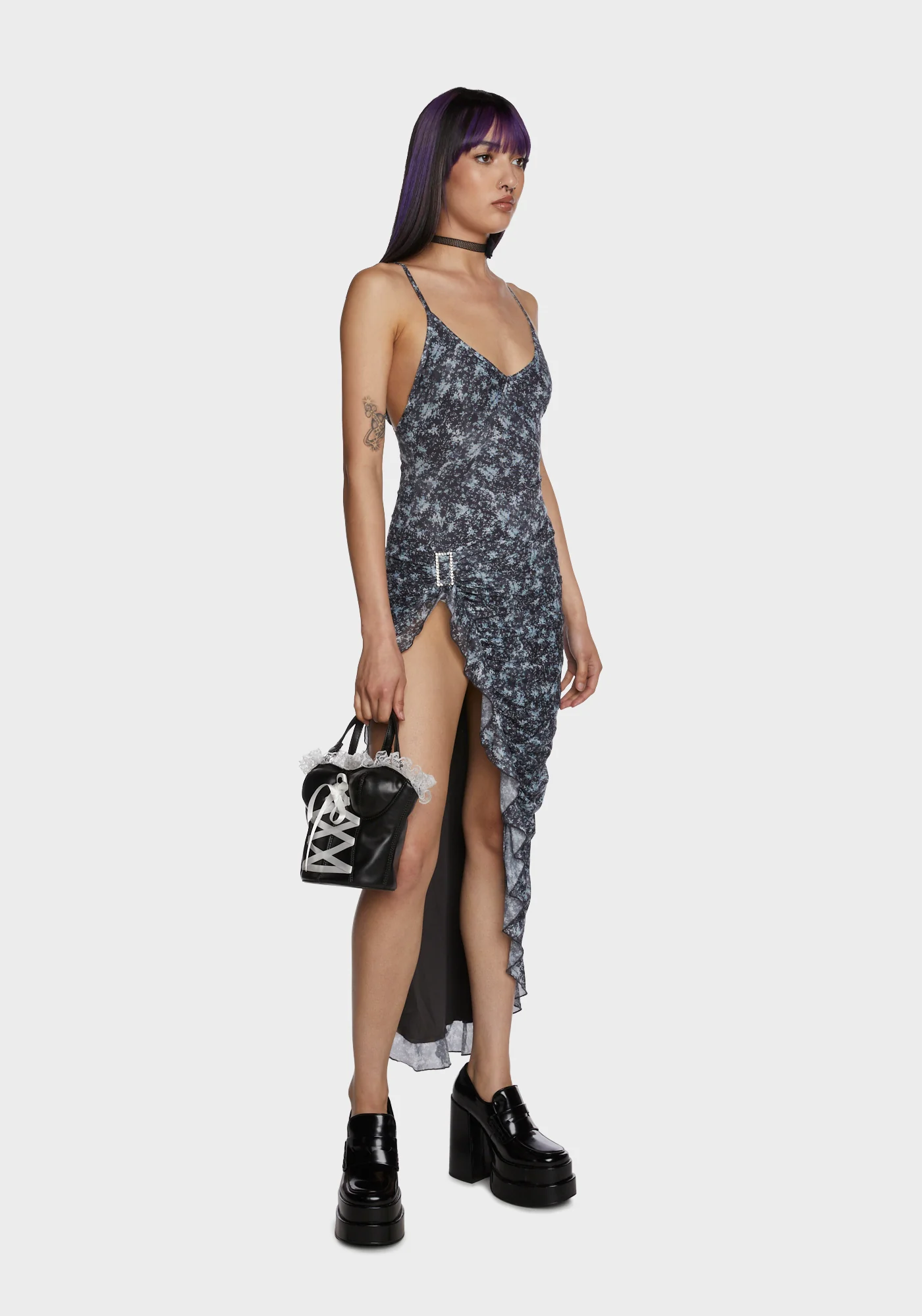 Berry The Scenic Route Midi Dress - Image 3