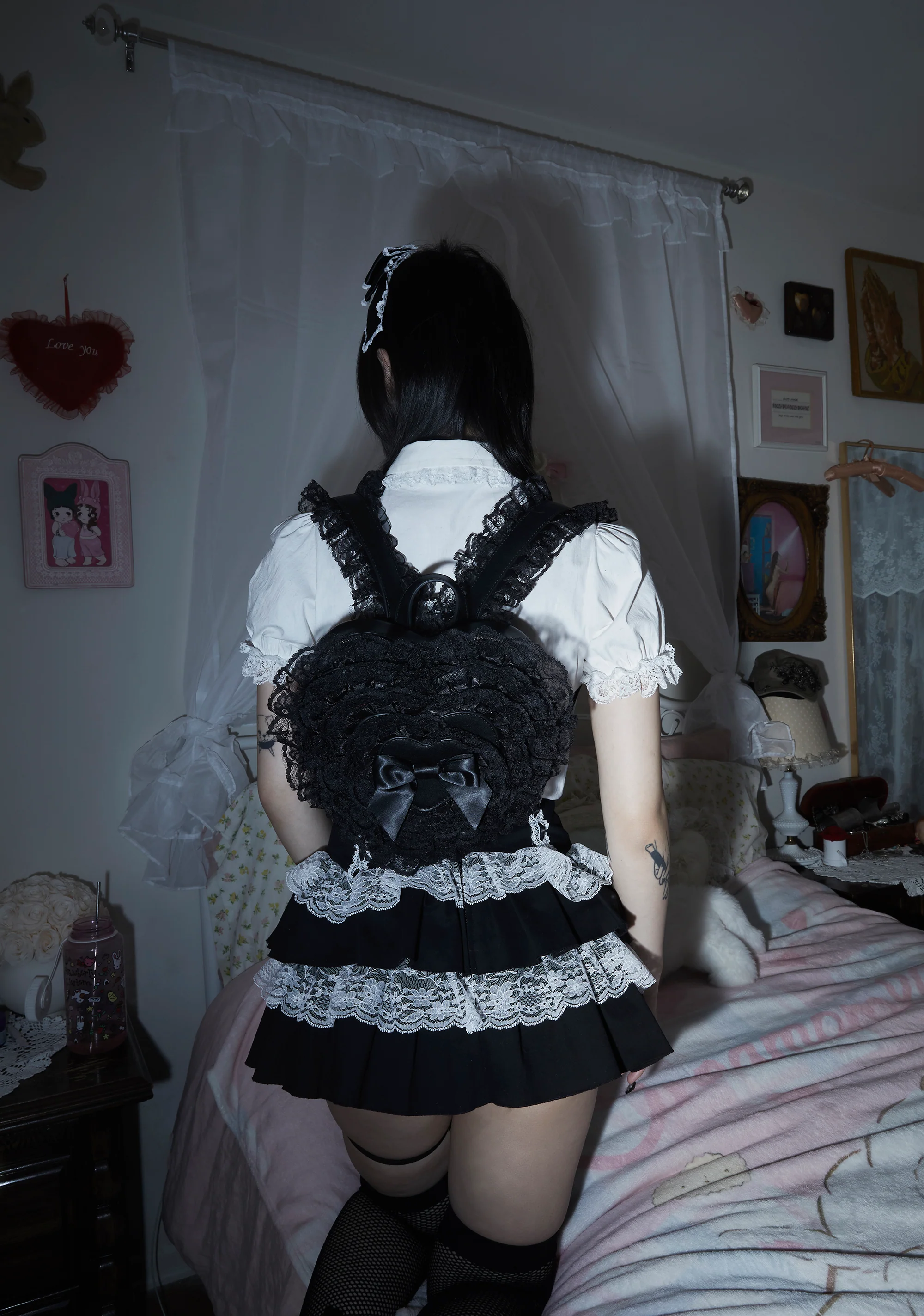 Bewitched Temptation Heart Mini Backpack - Image 7