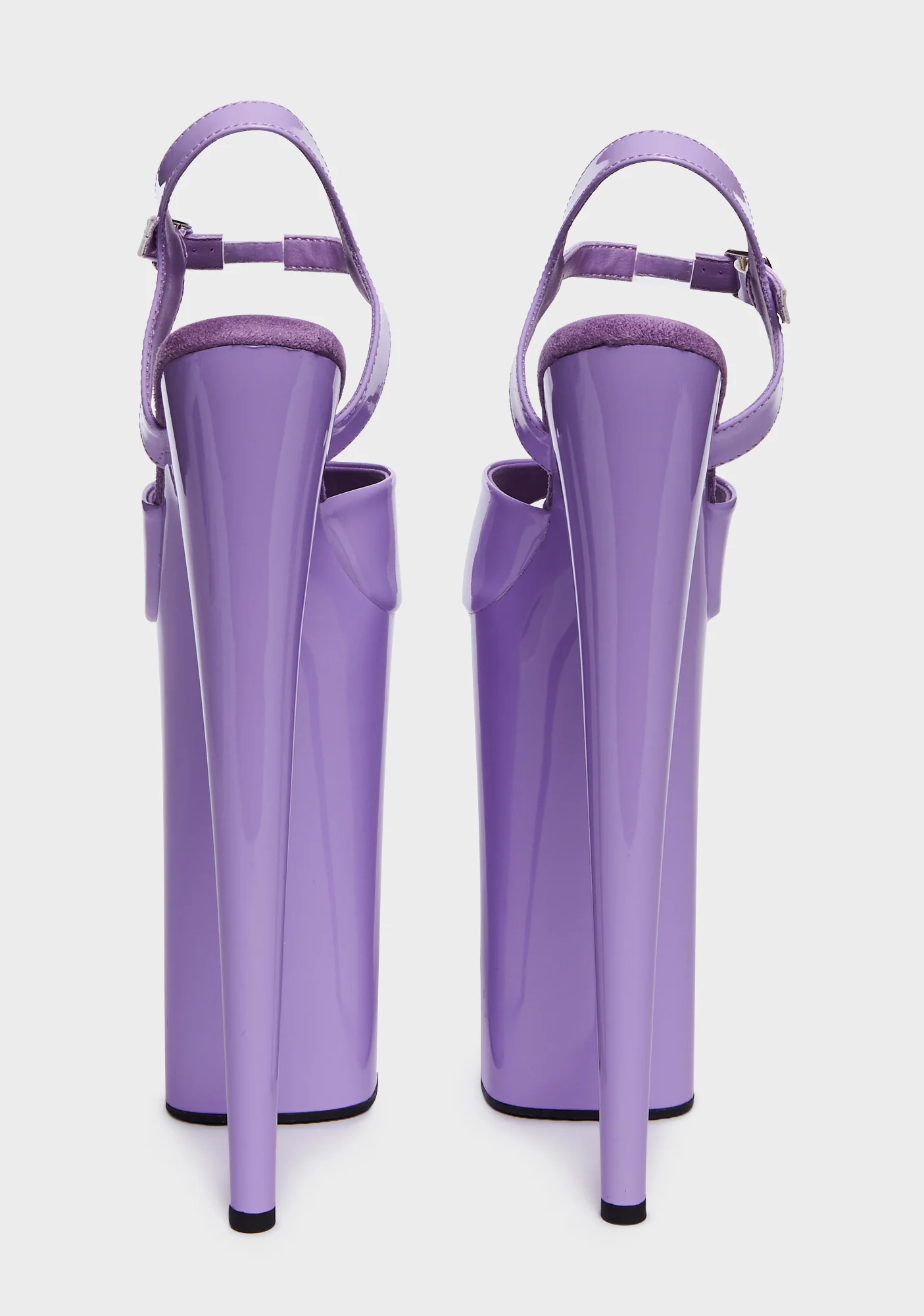 Beyond-009 Platform Heels - Lavender - Image 4