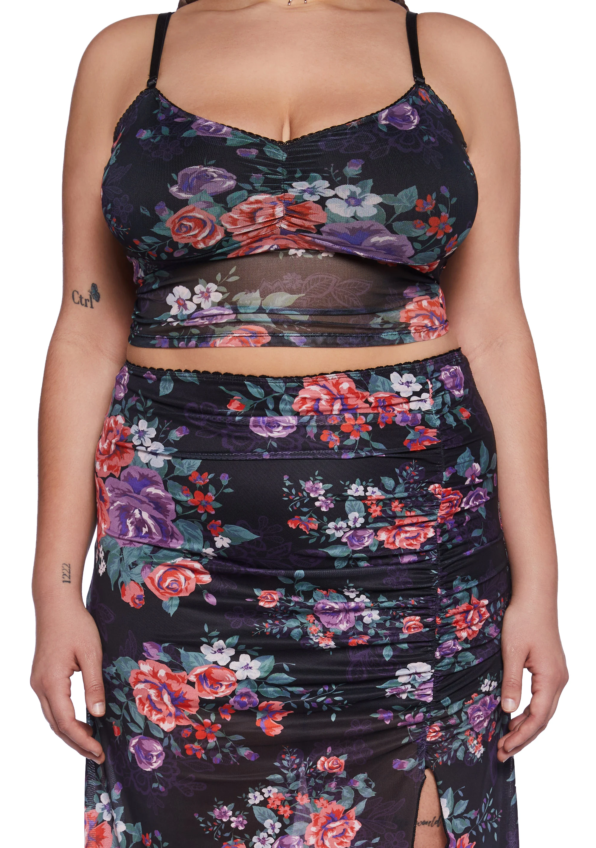 Plus Beyond The Garden Maxi Skirt Set - Image 2