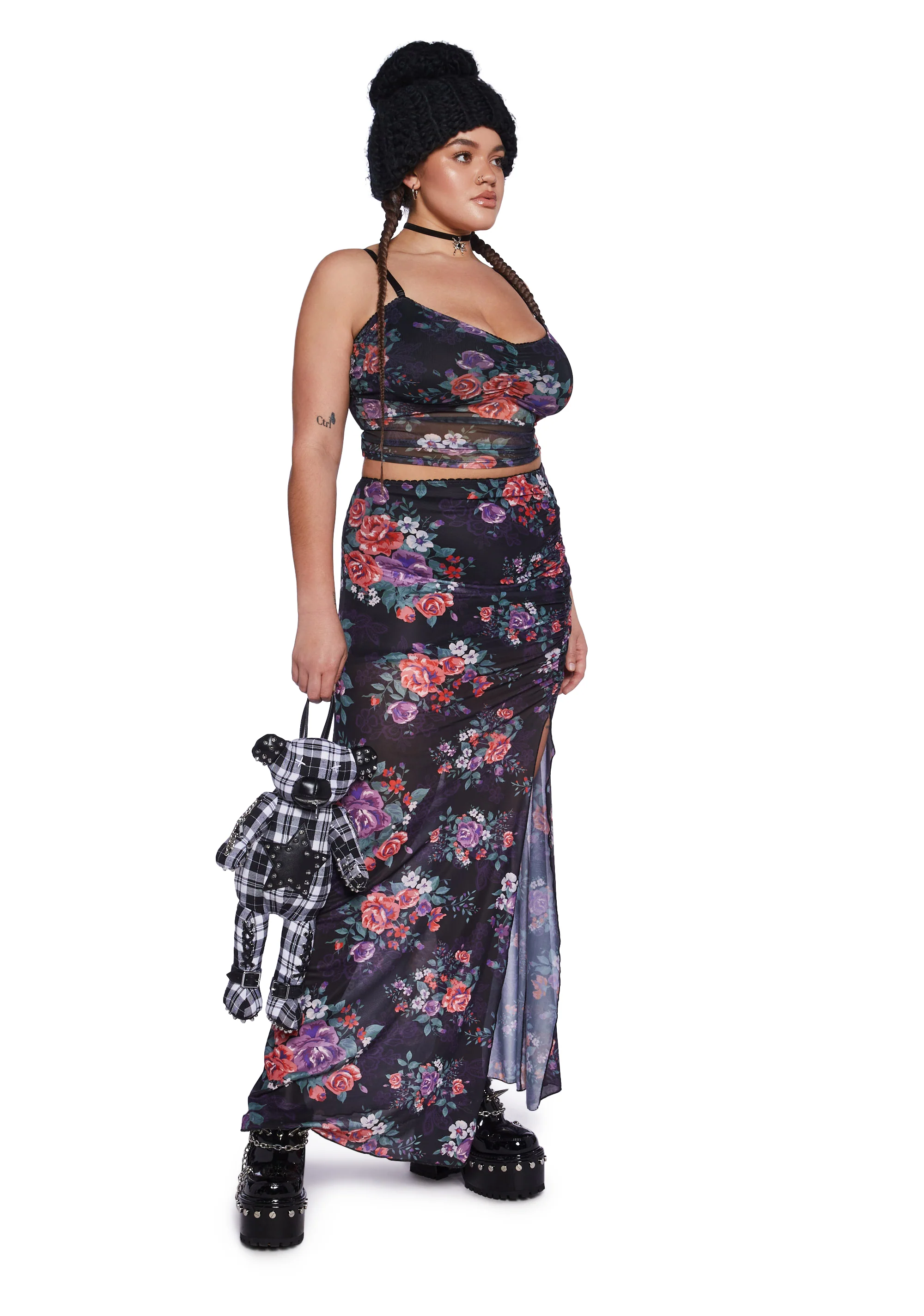 Plus Beyond The Garden Maxi Skirt Set - Image 5