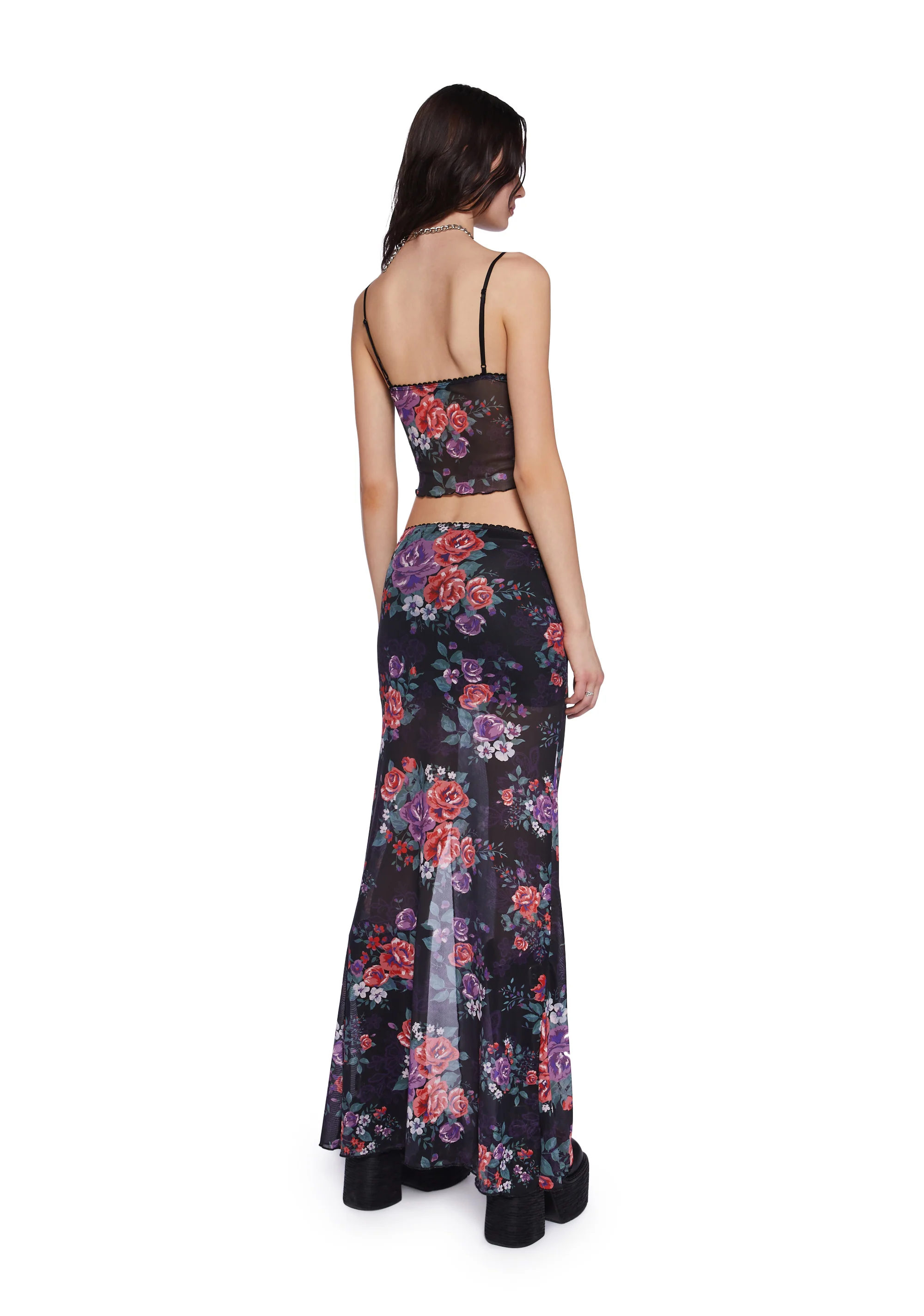 Beyond The Garden Maxi Skirt Set - Image 3