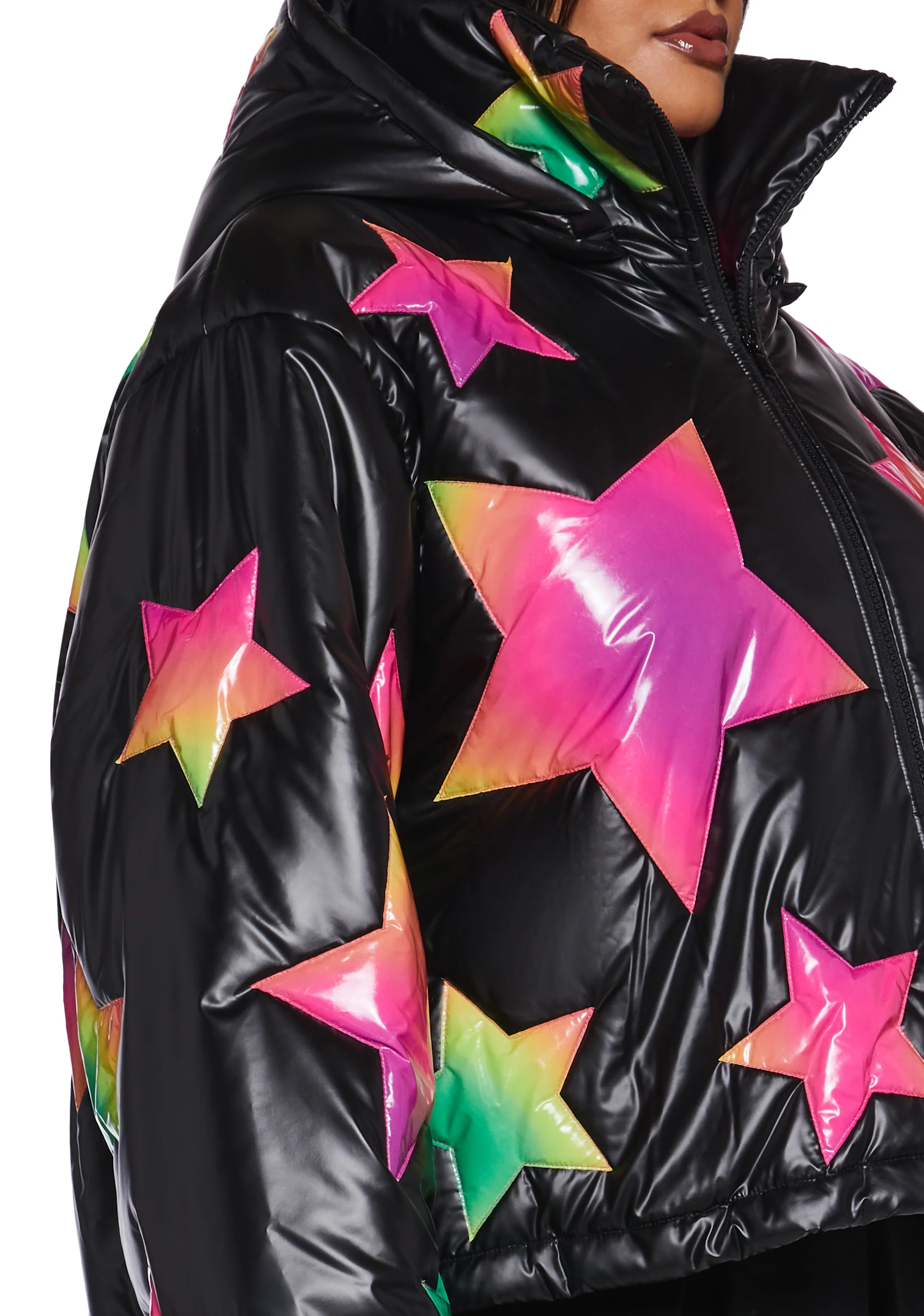 Beyond The Stars Puffer Jacket- Ombre - Image 12