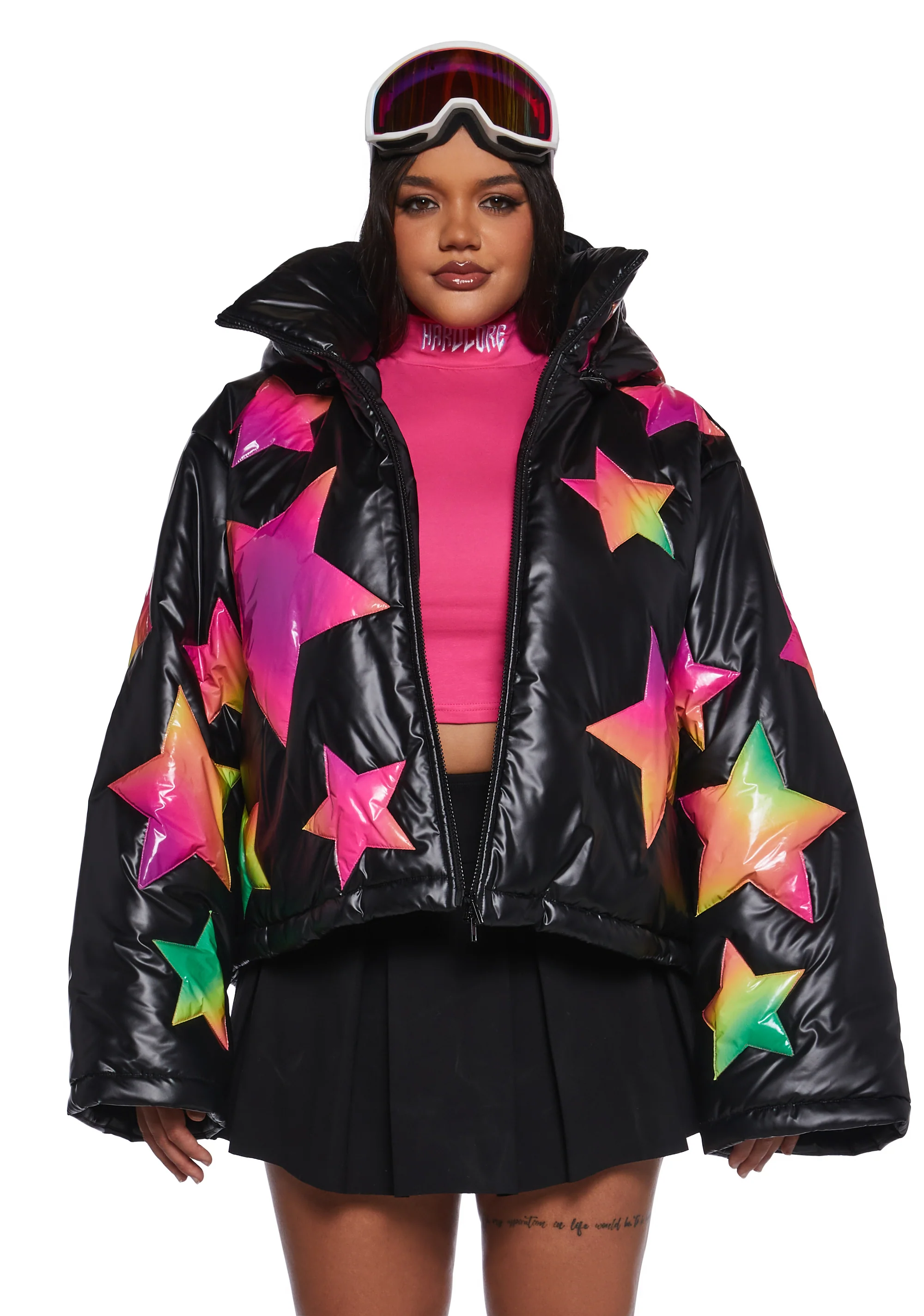 Beyond The Stars Puffer Jacket- Ombre - Image 2