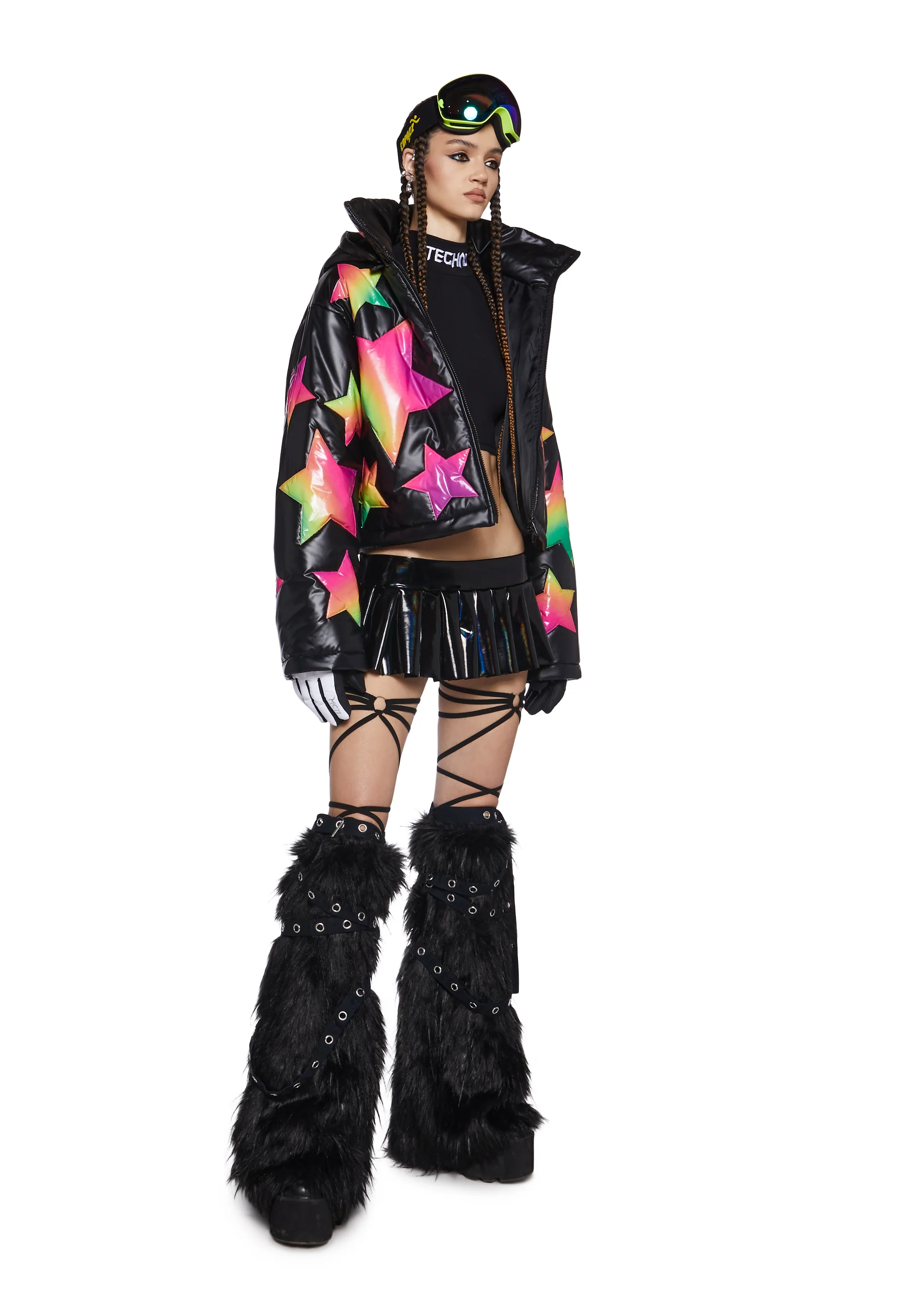 Beyond The Stars Puffer Jacket- Ombre - Image 4