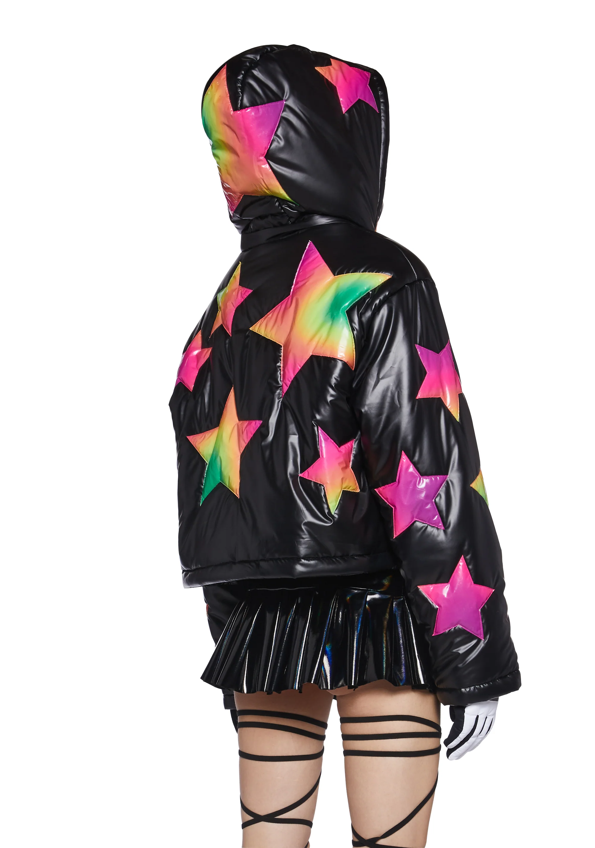 Beyond The Stars Puffer Jacket- Ombre - Image 5