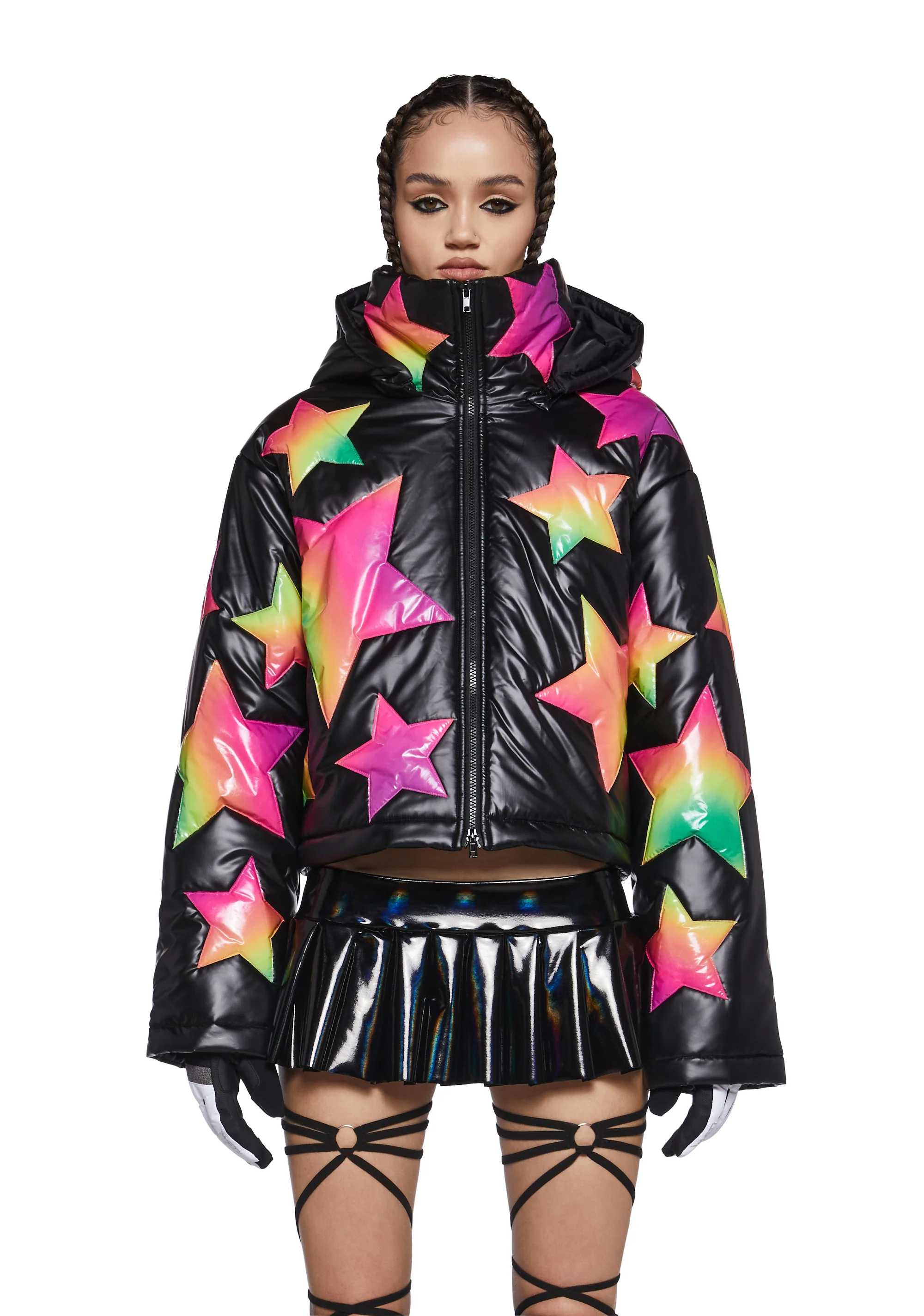 Beyond The Stars Puffer Jacket- Ombre - Image 6