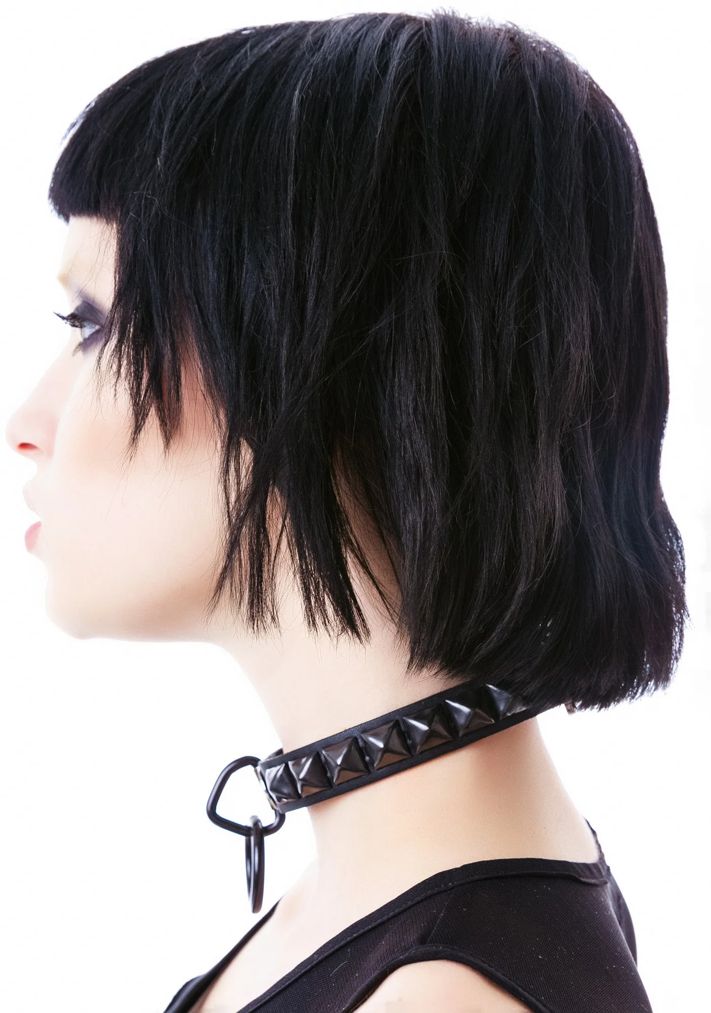 Big O Studded Choker - Silver - Image 4