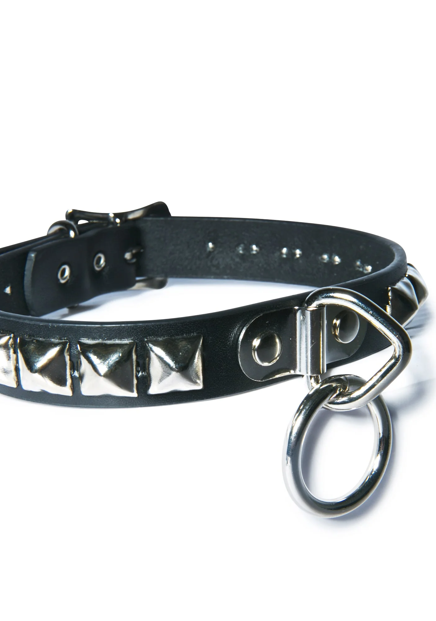 Big O Studded Choker - Silver - Image 8