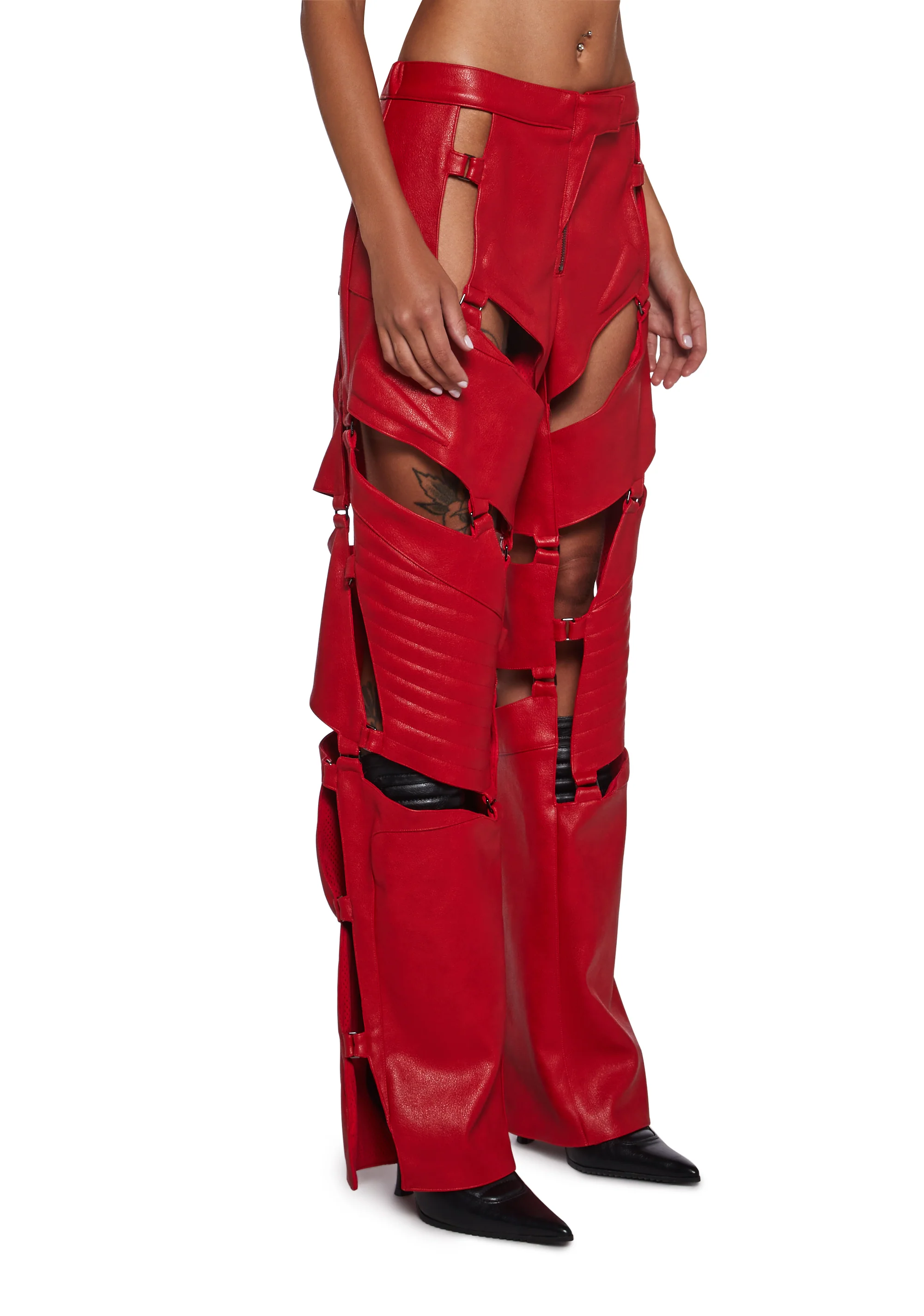 Biker Floating Pants - Red - Image 3