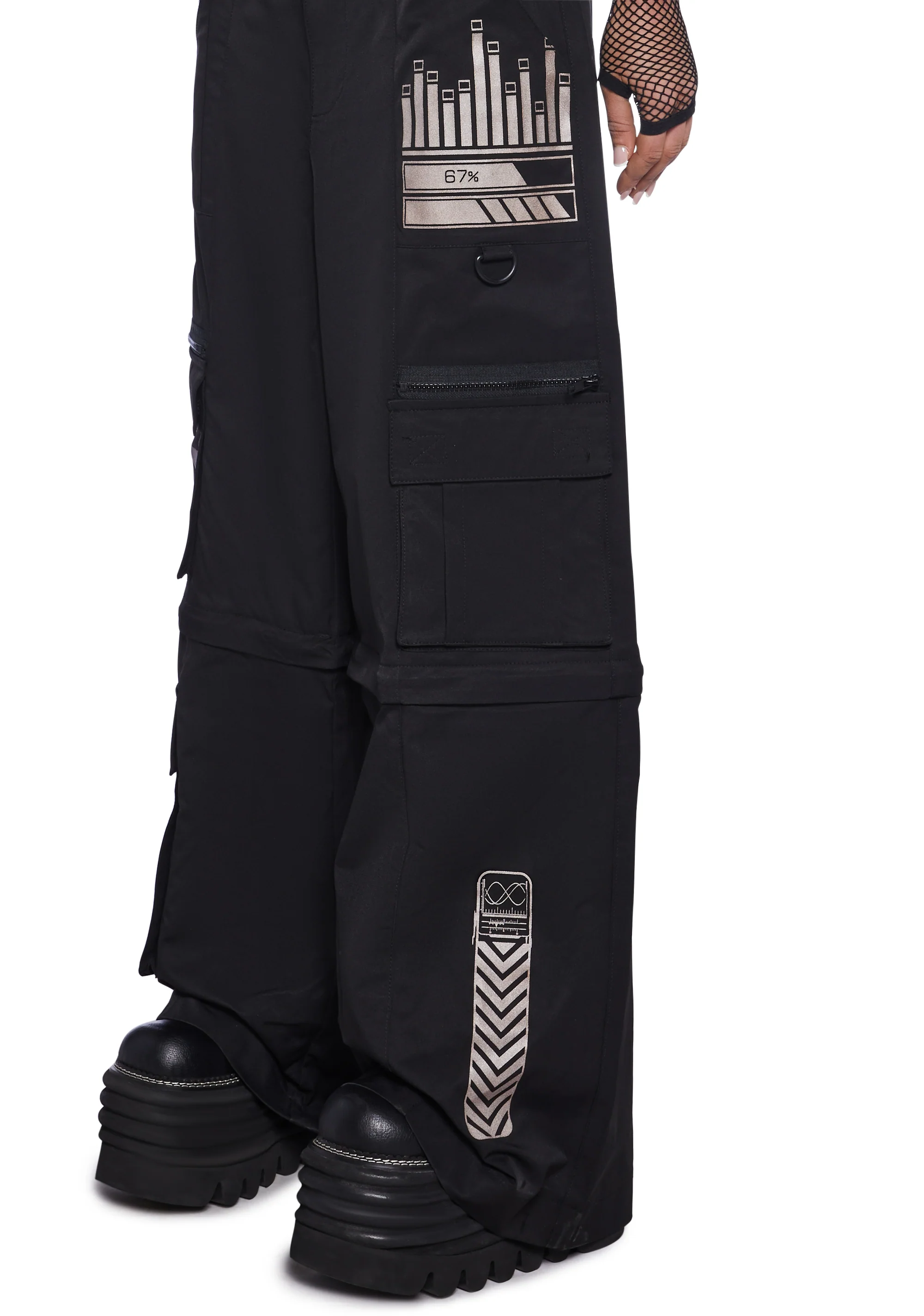 Binary Bliss Wide Leg Pants - Image 5