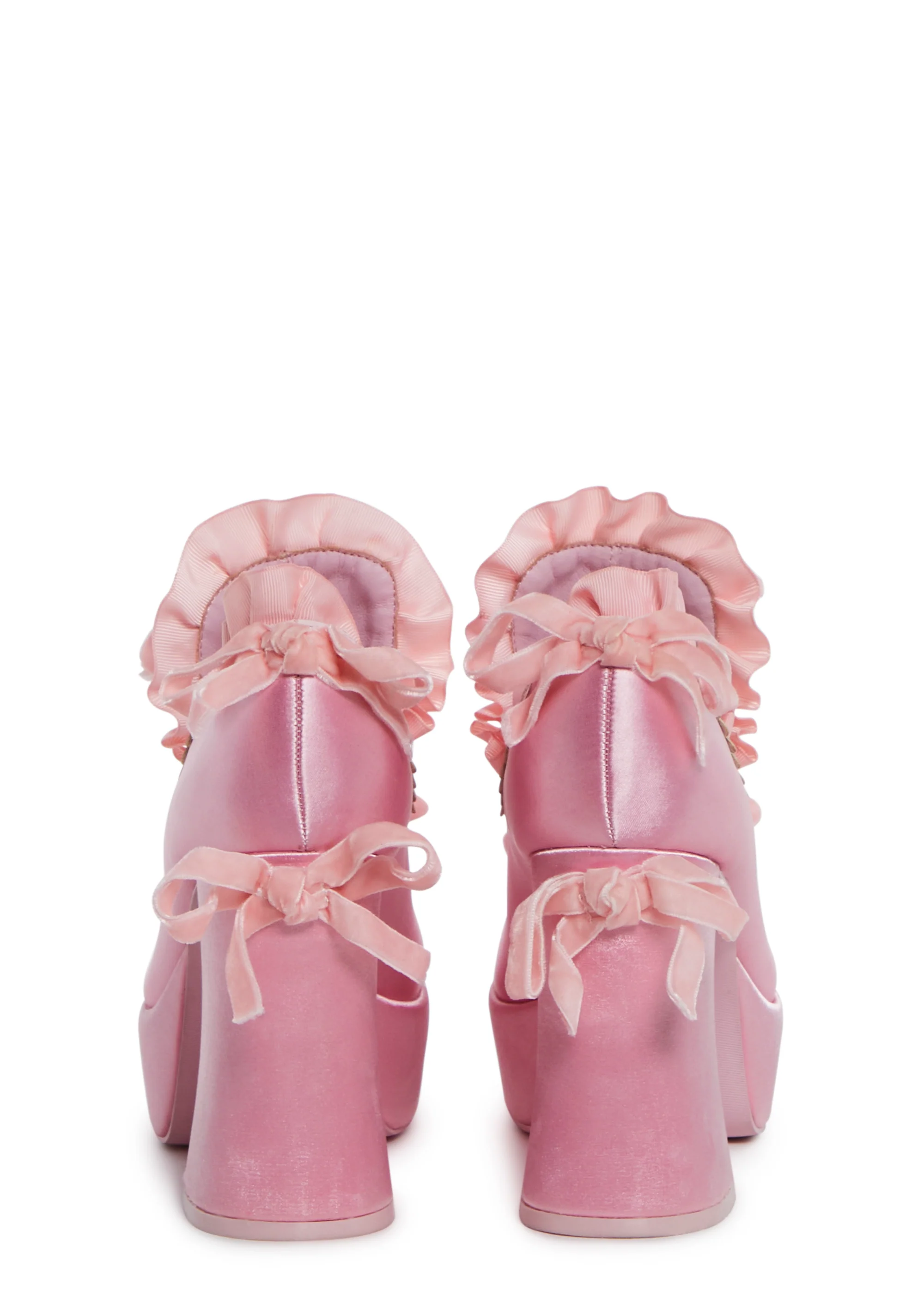 Bisou Baby Platform Heels - Pink - Image 4