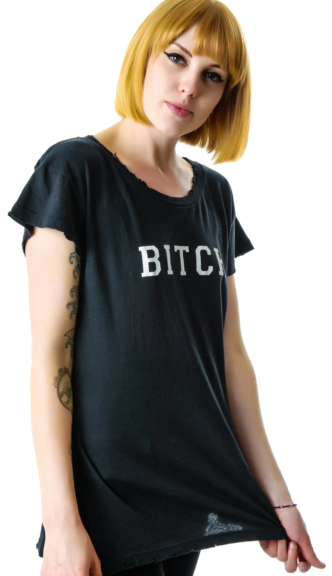 Bitch Hippie Crew - Light Pink - Image 3