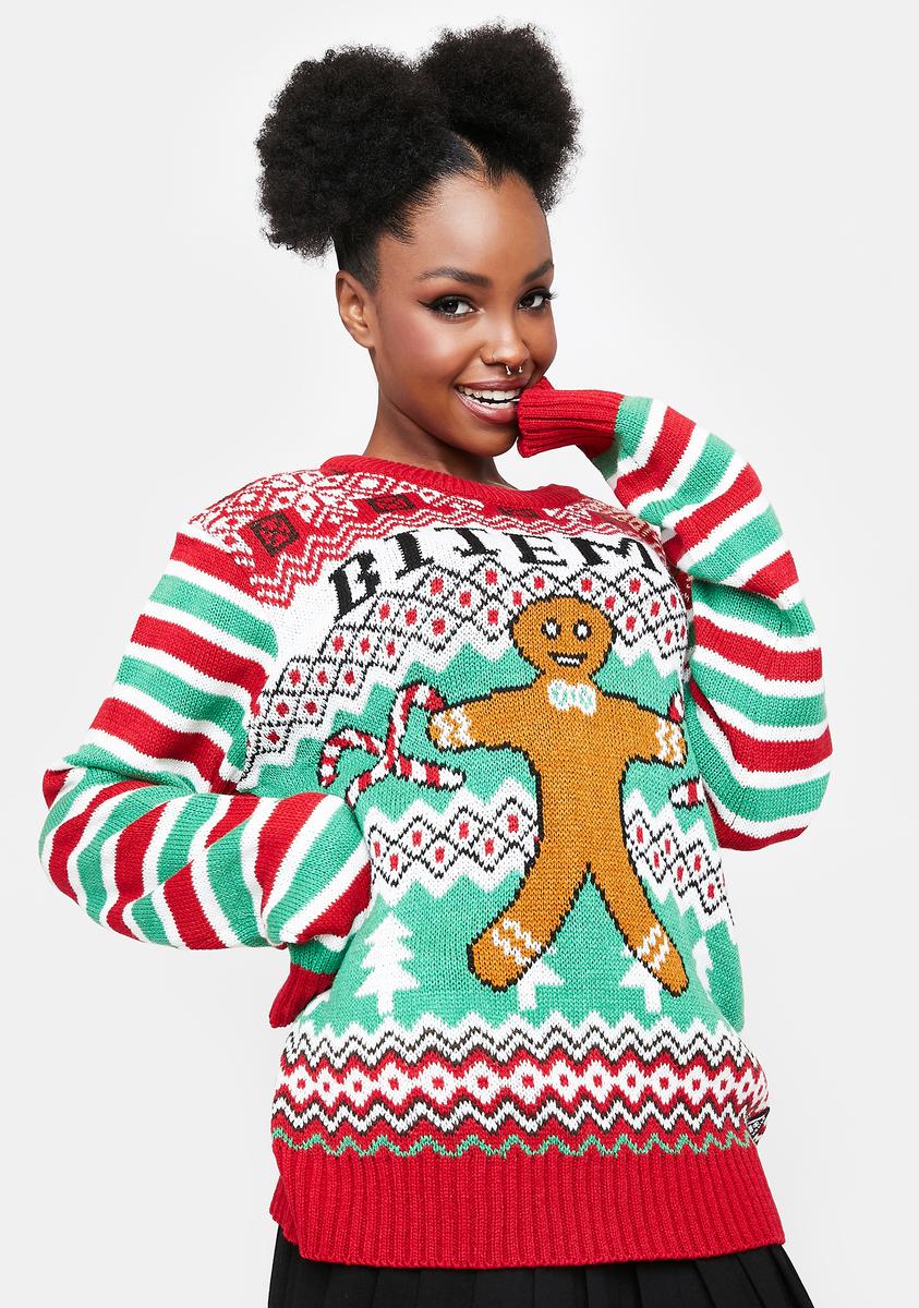 Bite Me Christmas Holiday Sweater - Image 2