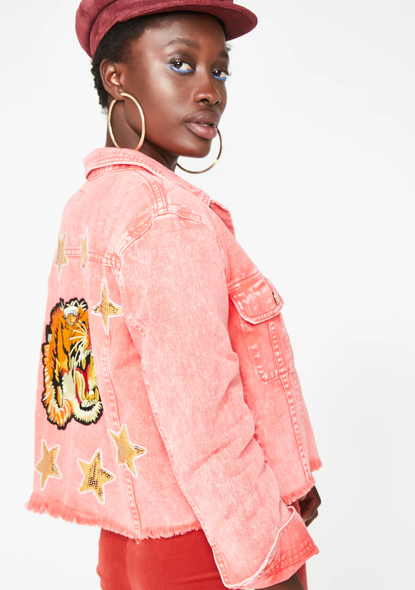 Bitter Taiga Embroidered Denim Jacket - Image 3