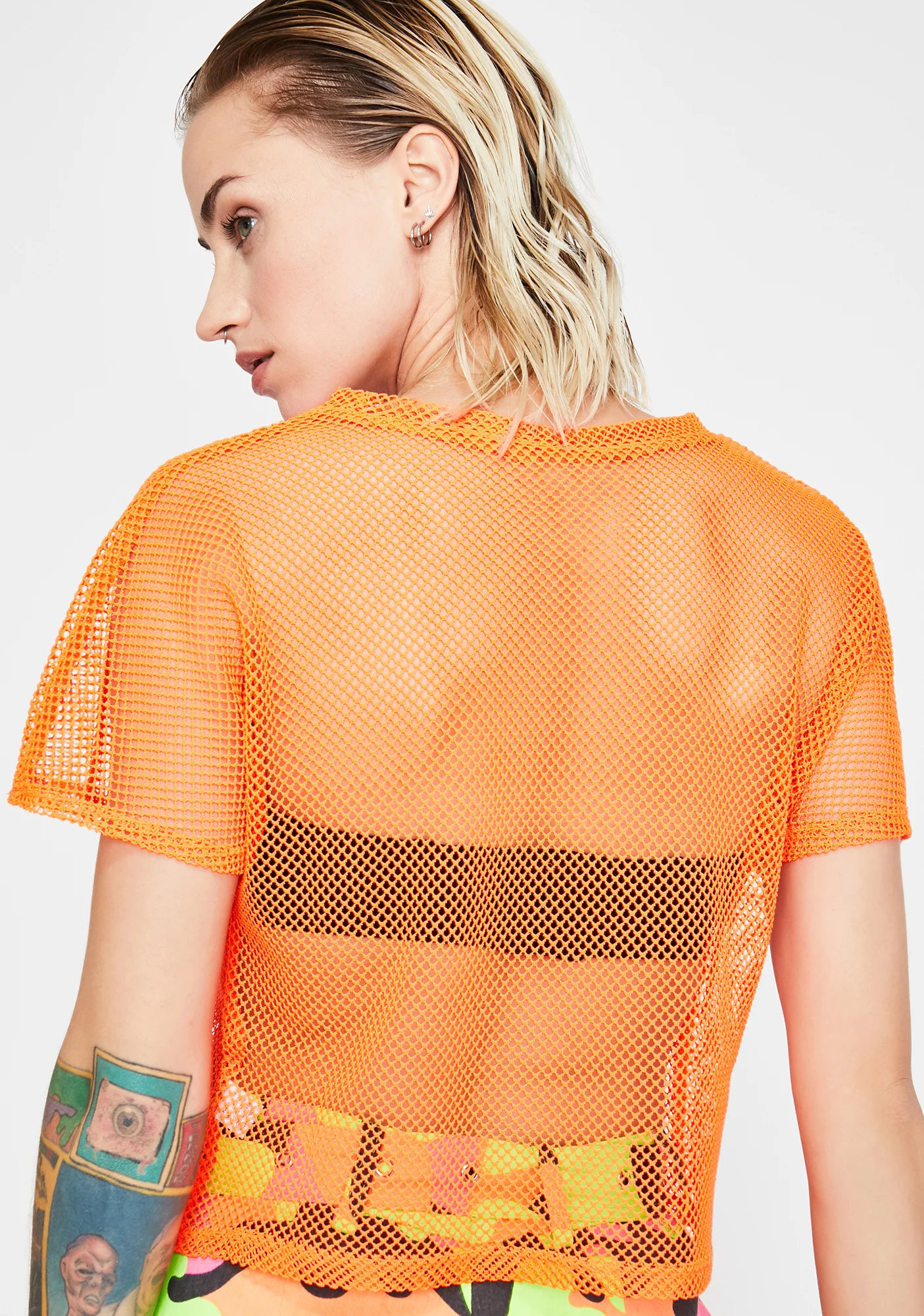 Bitter Toxic Pursuit Fishnet Tee - Image 4