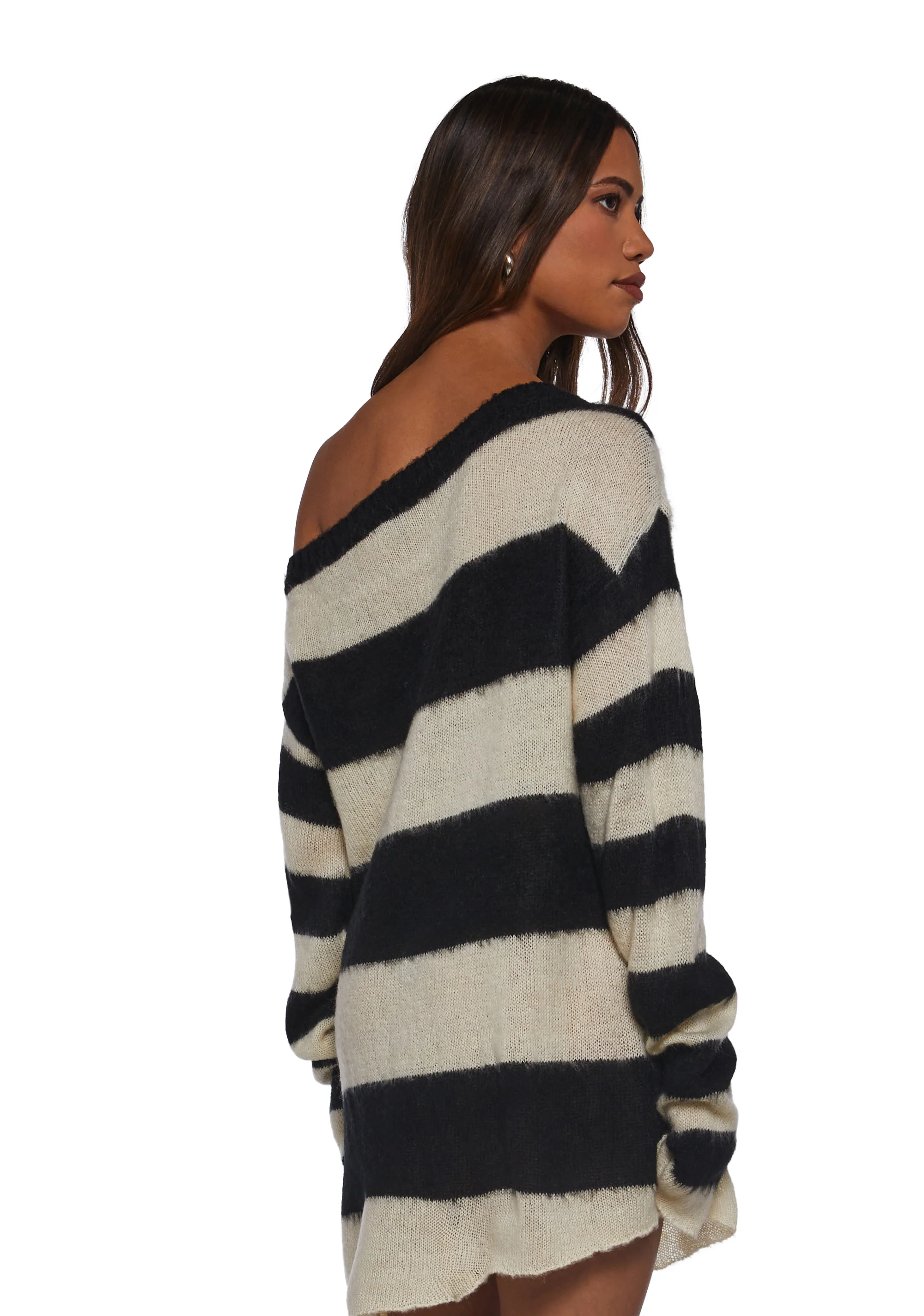 Voice Memos Striped Sweater - Image 4