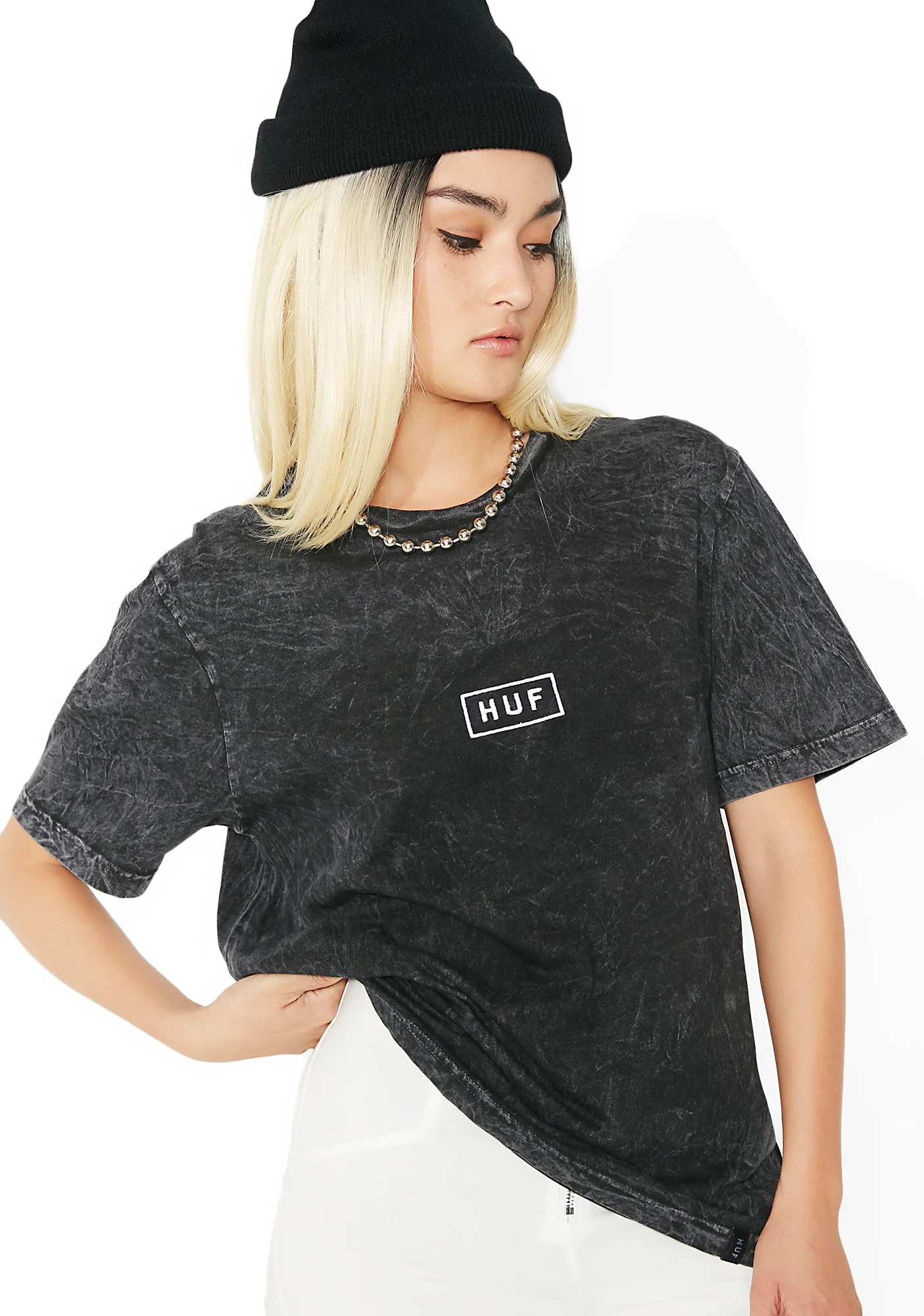 Black Bar Logo Overdyed Tee - Image 2