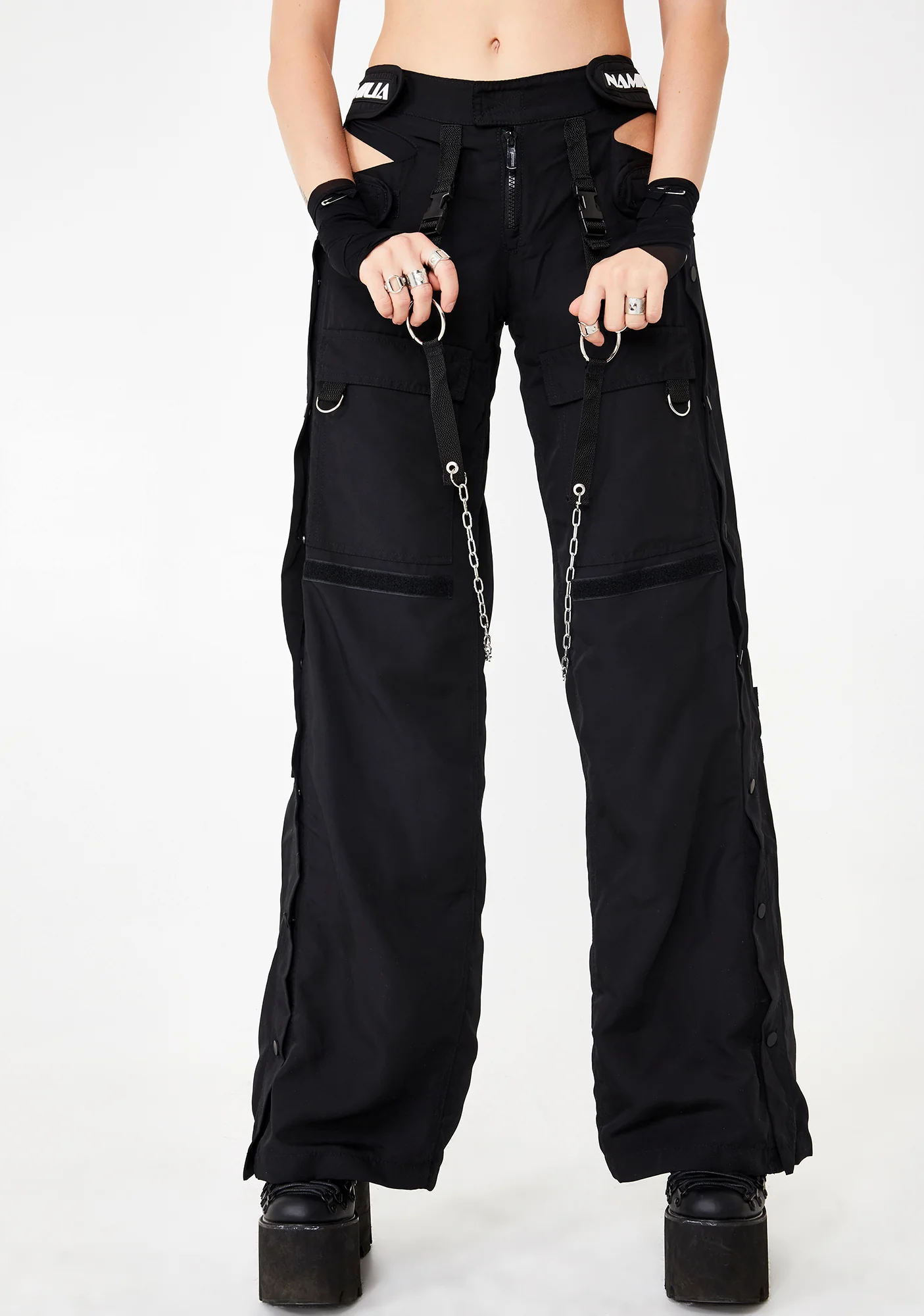 Black Breakaway Cargo Pants - Image 3