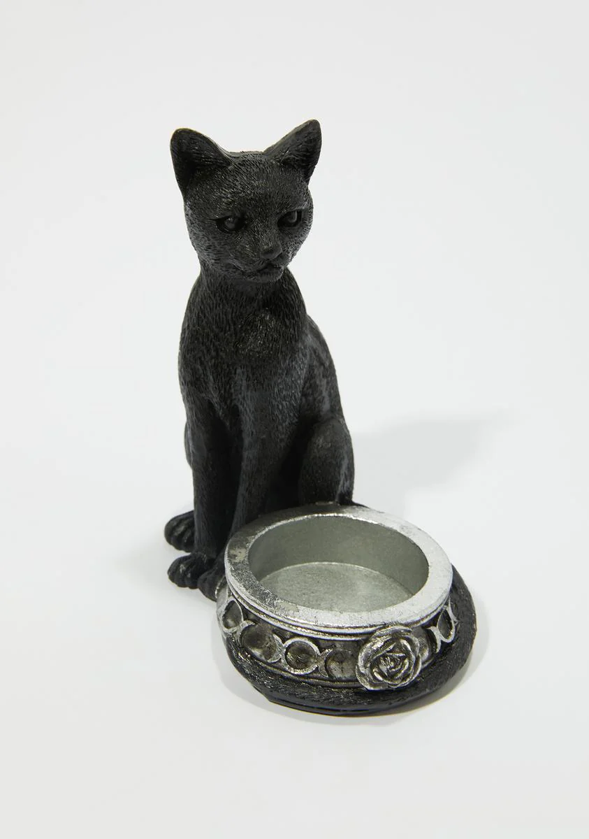 Black Cat Tea Light - Image 3