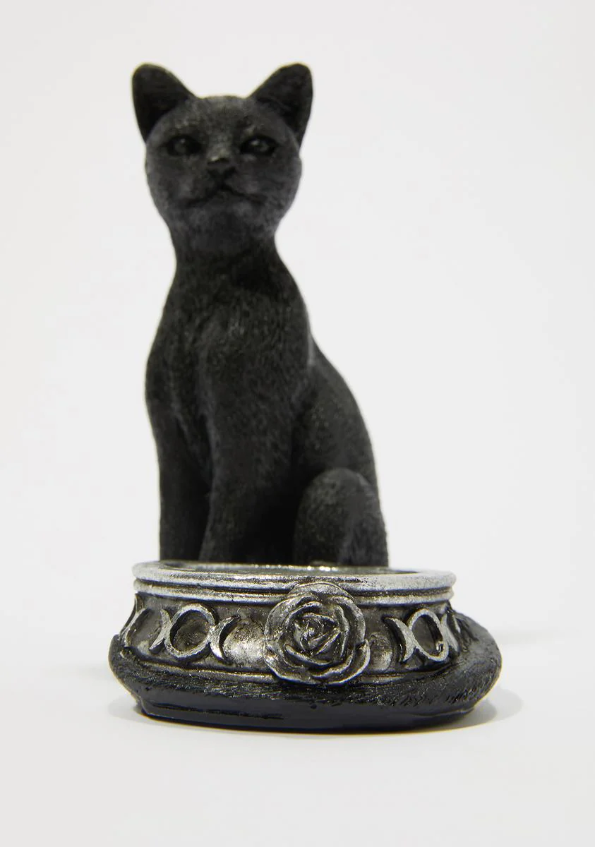 Black Cat Tea Light - Image 4