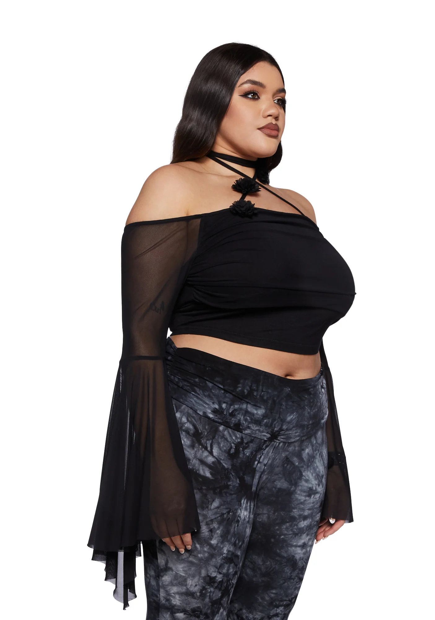 Plus The Night Is Young Long Sleeve Top - Image 3