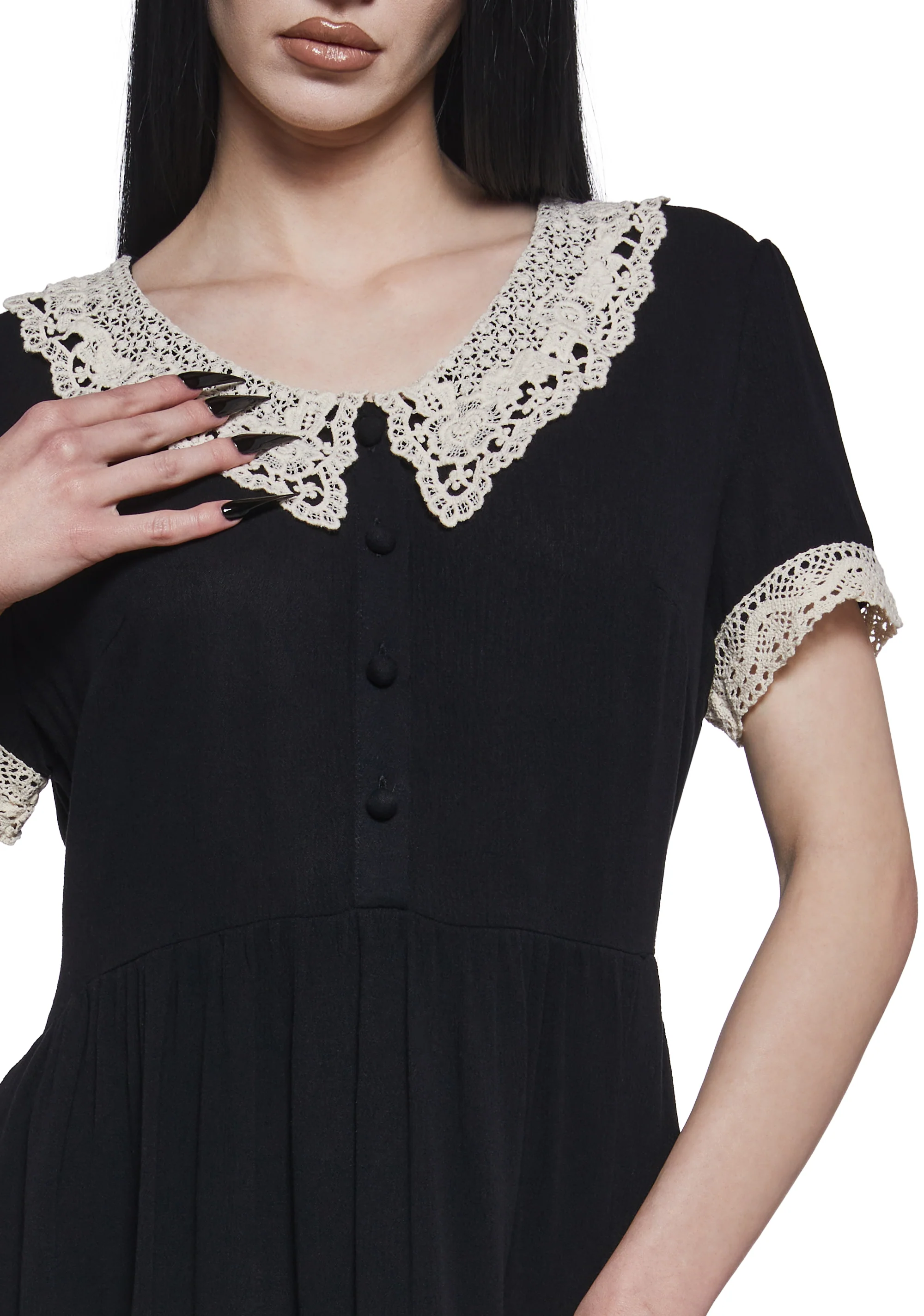 Goth Doll Mini Dress - Image 5