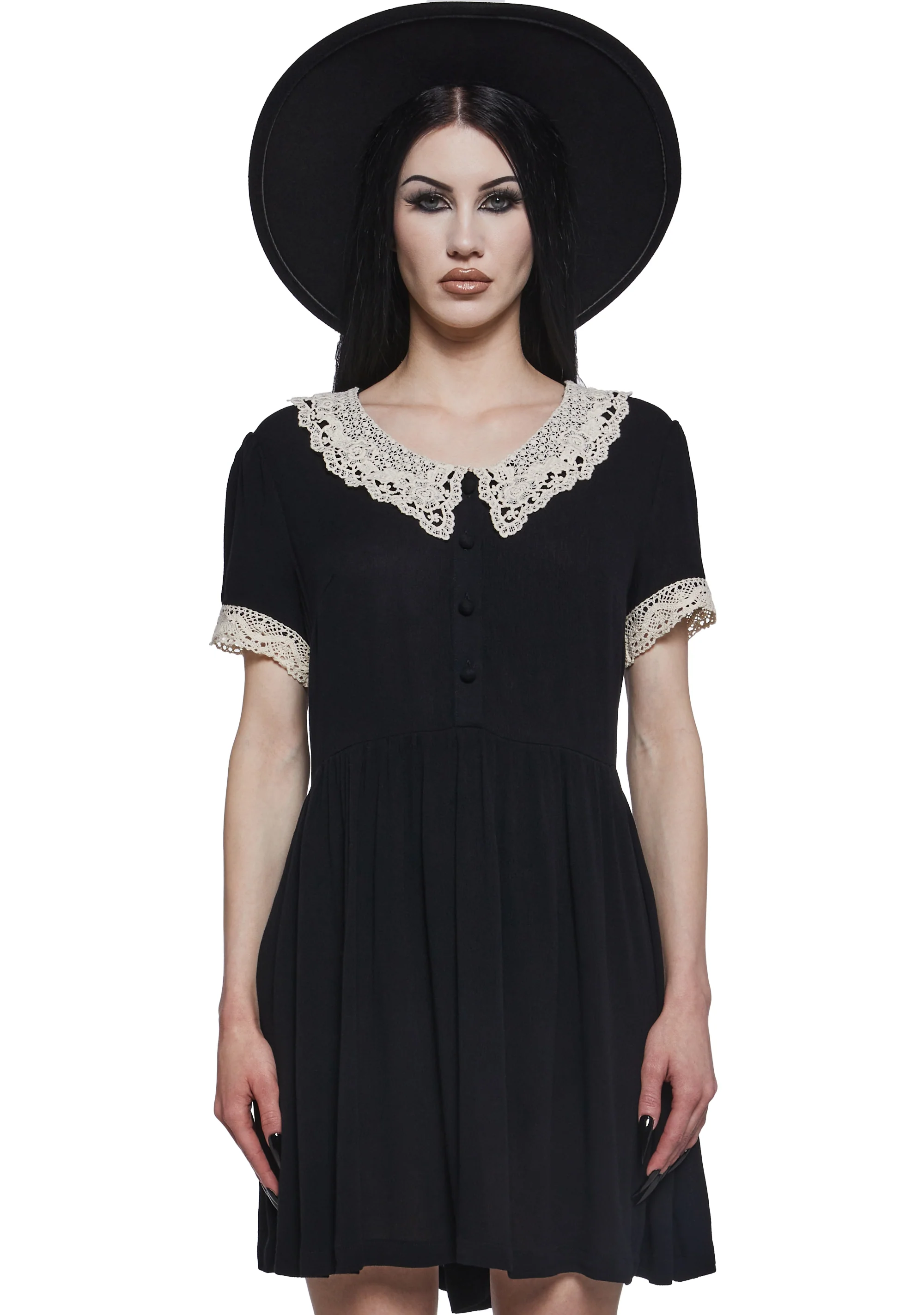 Goth Doll Mini Dress - Image 6