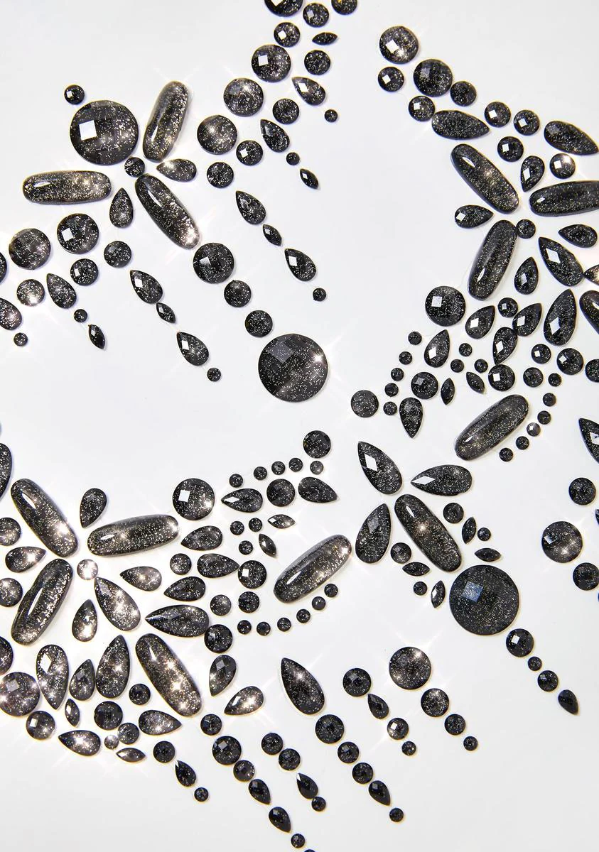 Black Crystal Body Gems Set - Image 3