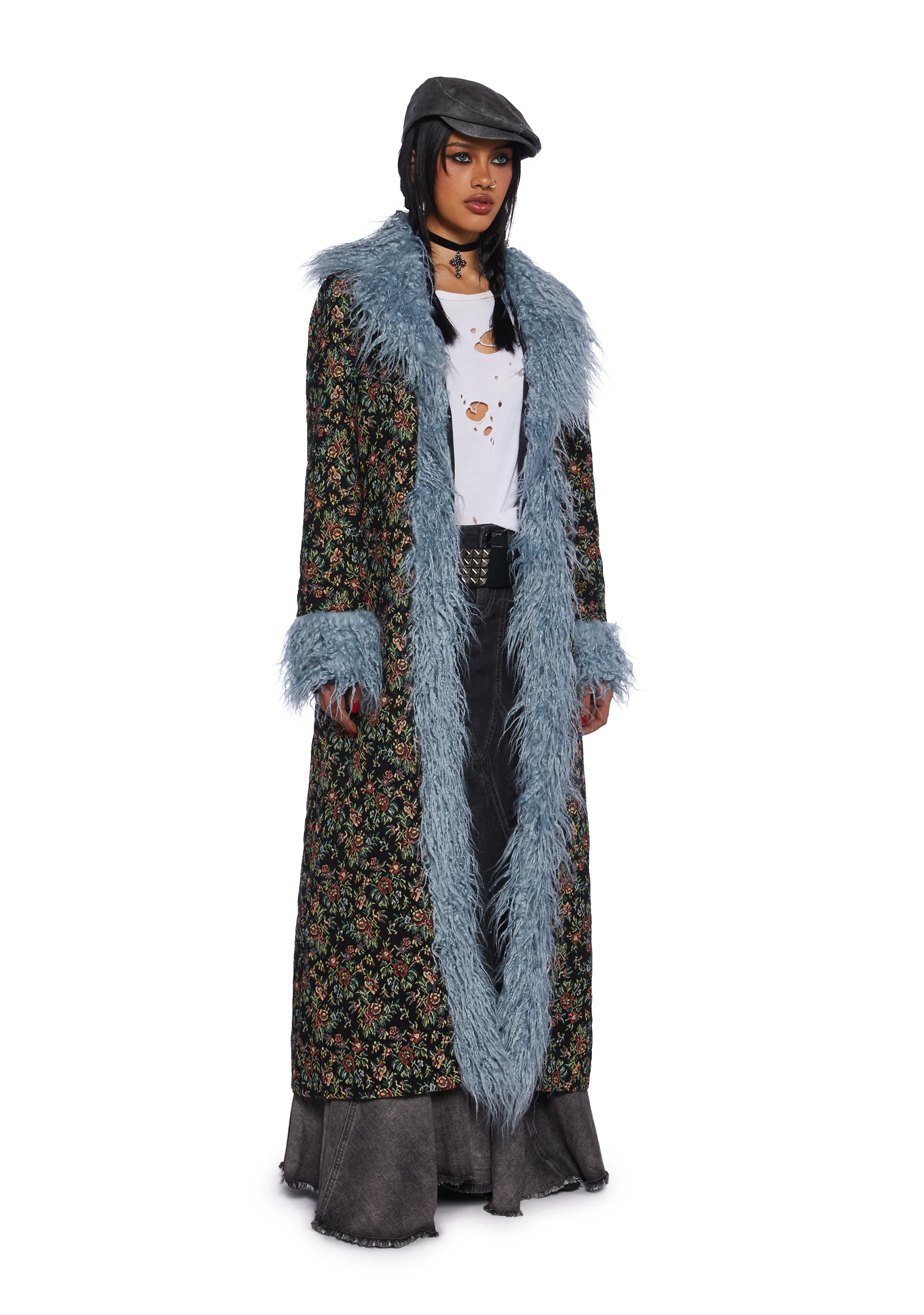 Sweet Pea Serenity Faux Fur Coat - Image 5