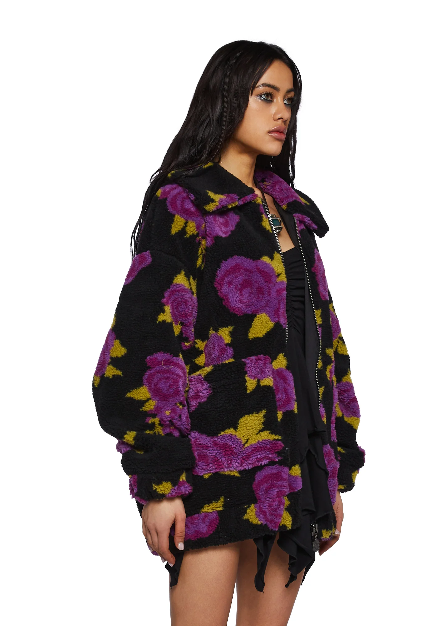 Loving Bloom Sherpa Jacket - Image 3