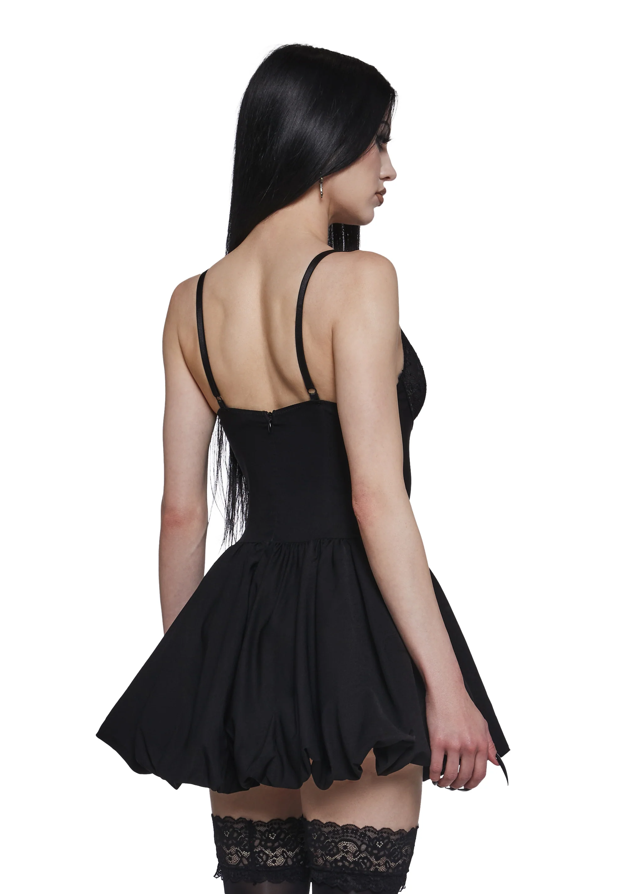 Dark Glow Lace Dress - Image 9