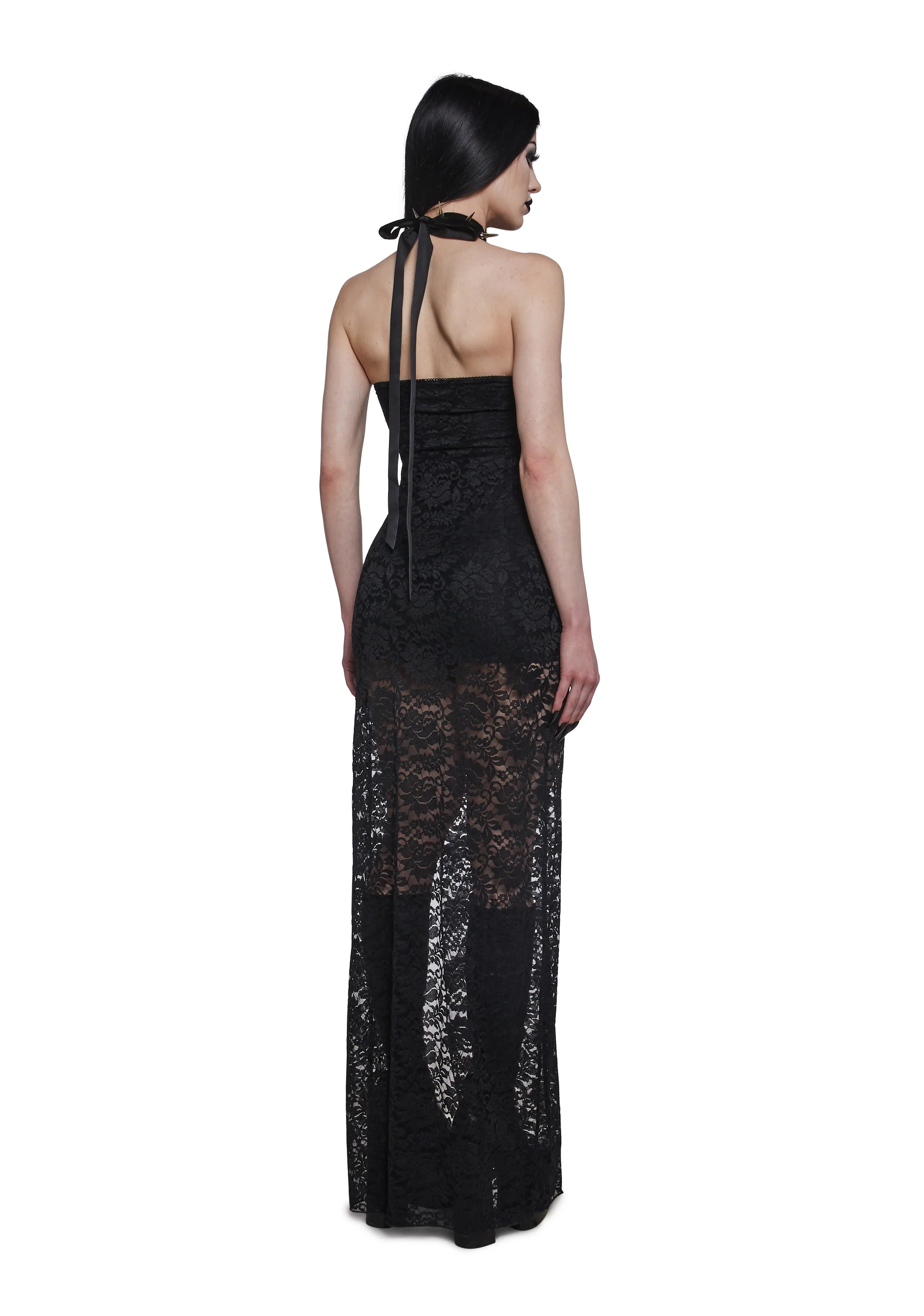 Carnal Lace Dress - Black - Image 3