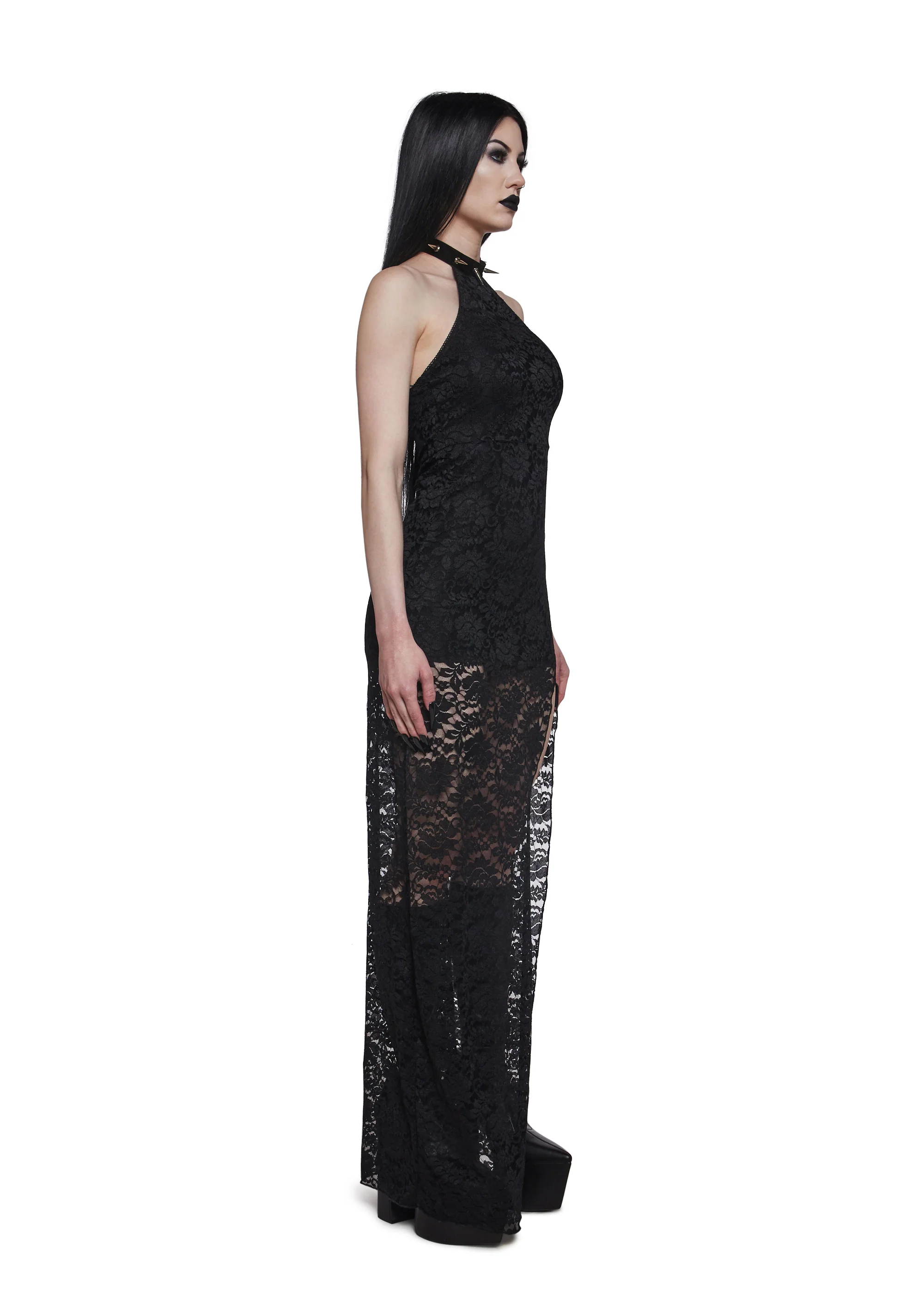 Carnal Lace Dress - Black - Image 5