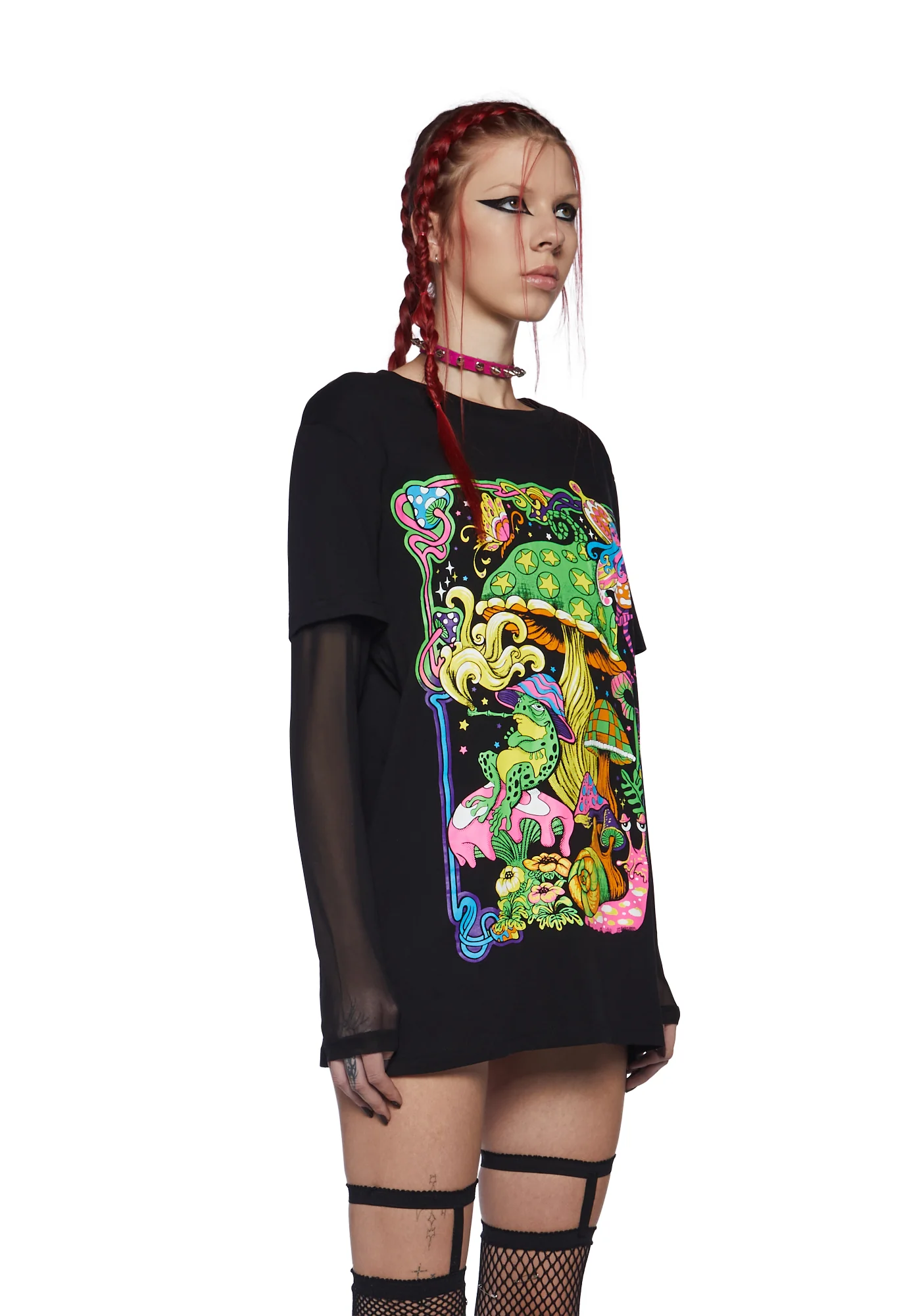 Black Light Memories Graphic Tee - Image 3
