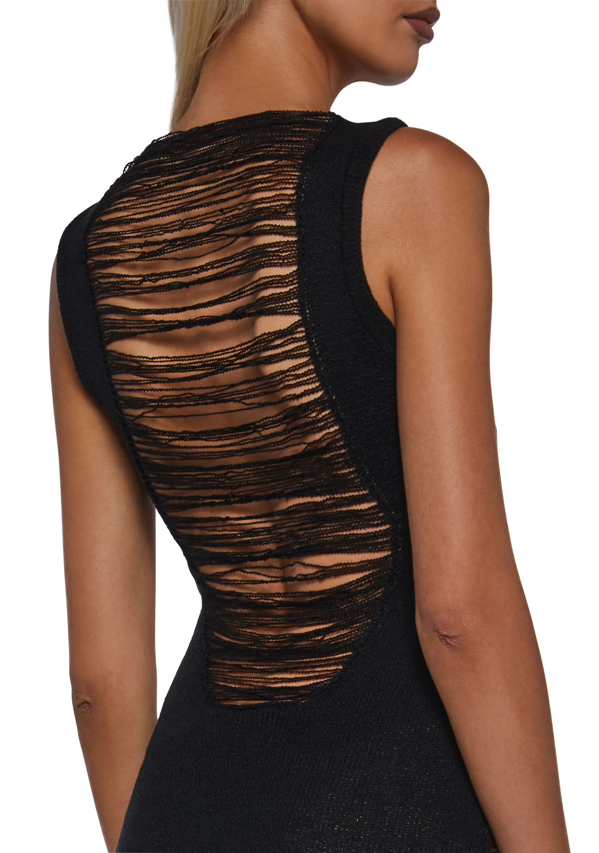 Ego Knit Shredded Dress - Image 4