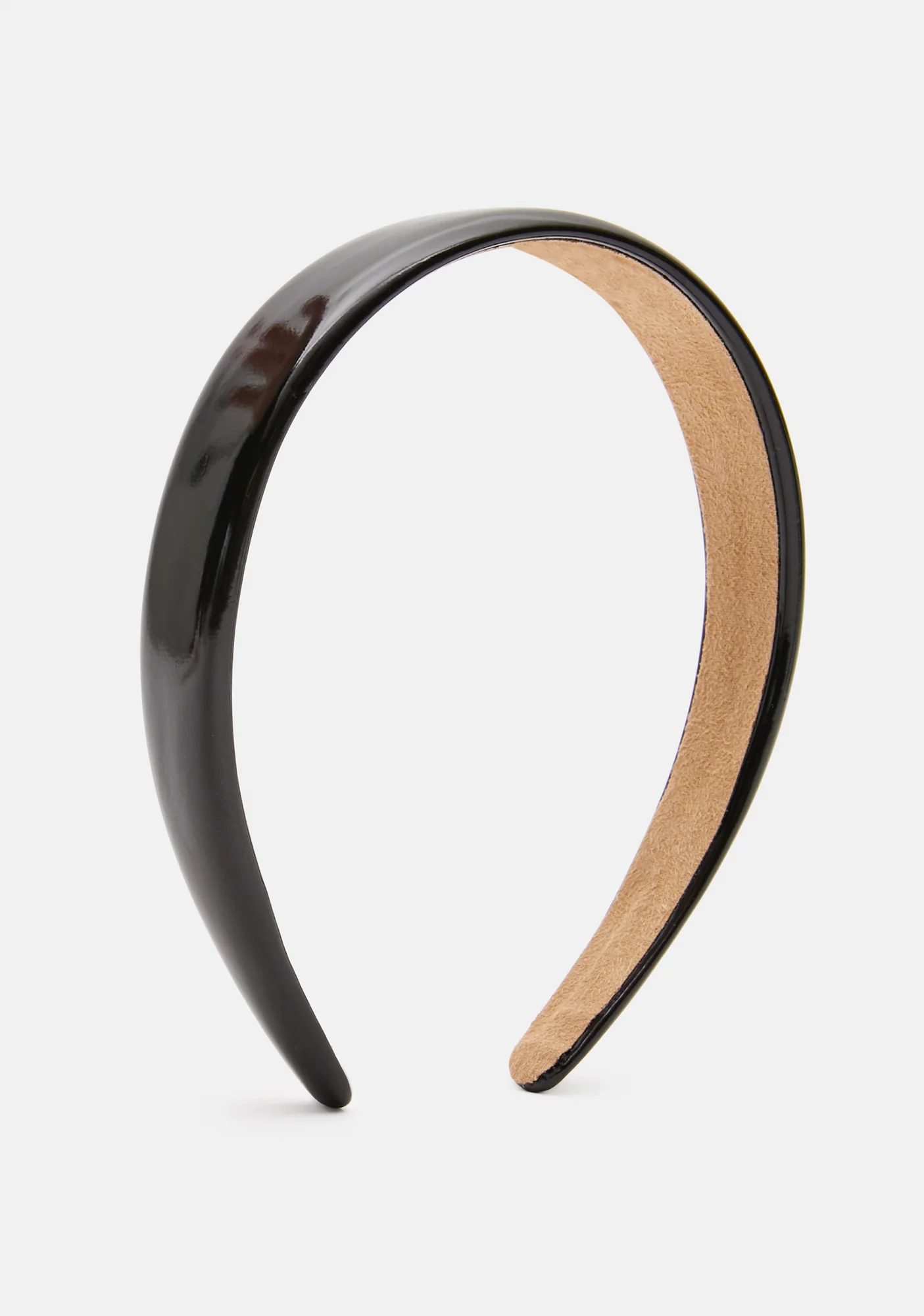 Black Love Goals Patent Headband - Image 3