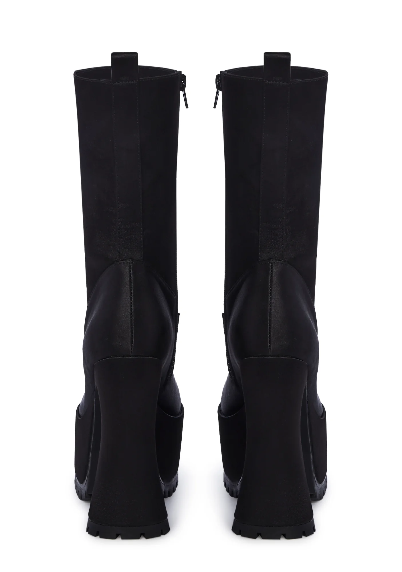 Minimal Effort Platform Boots - Black - Image 2