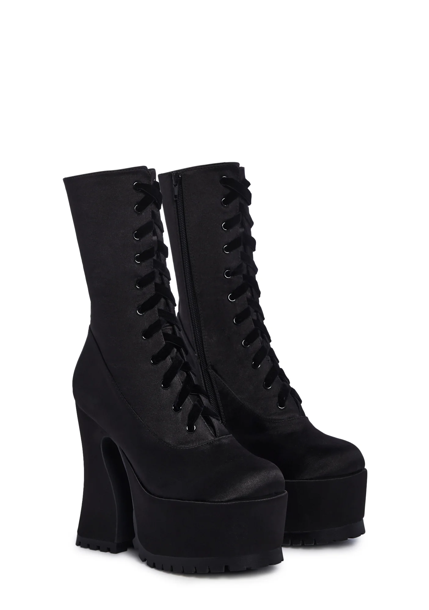 Minimal Effort Platform Boots - Black - Image 3
