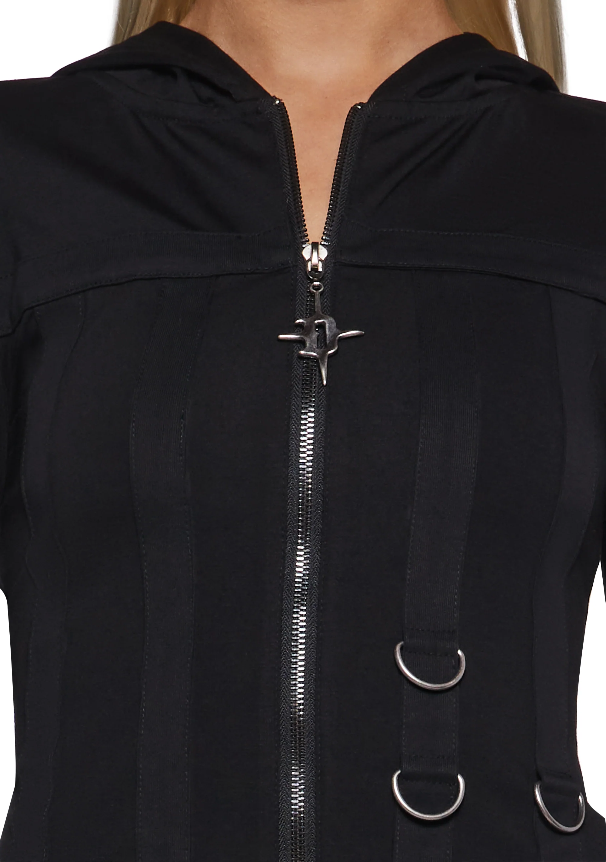 Ego Fitted Corset Sweater With Hardware - Image 6