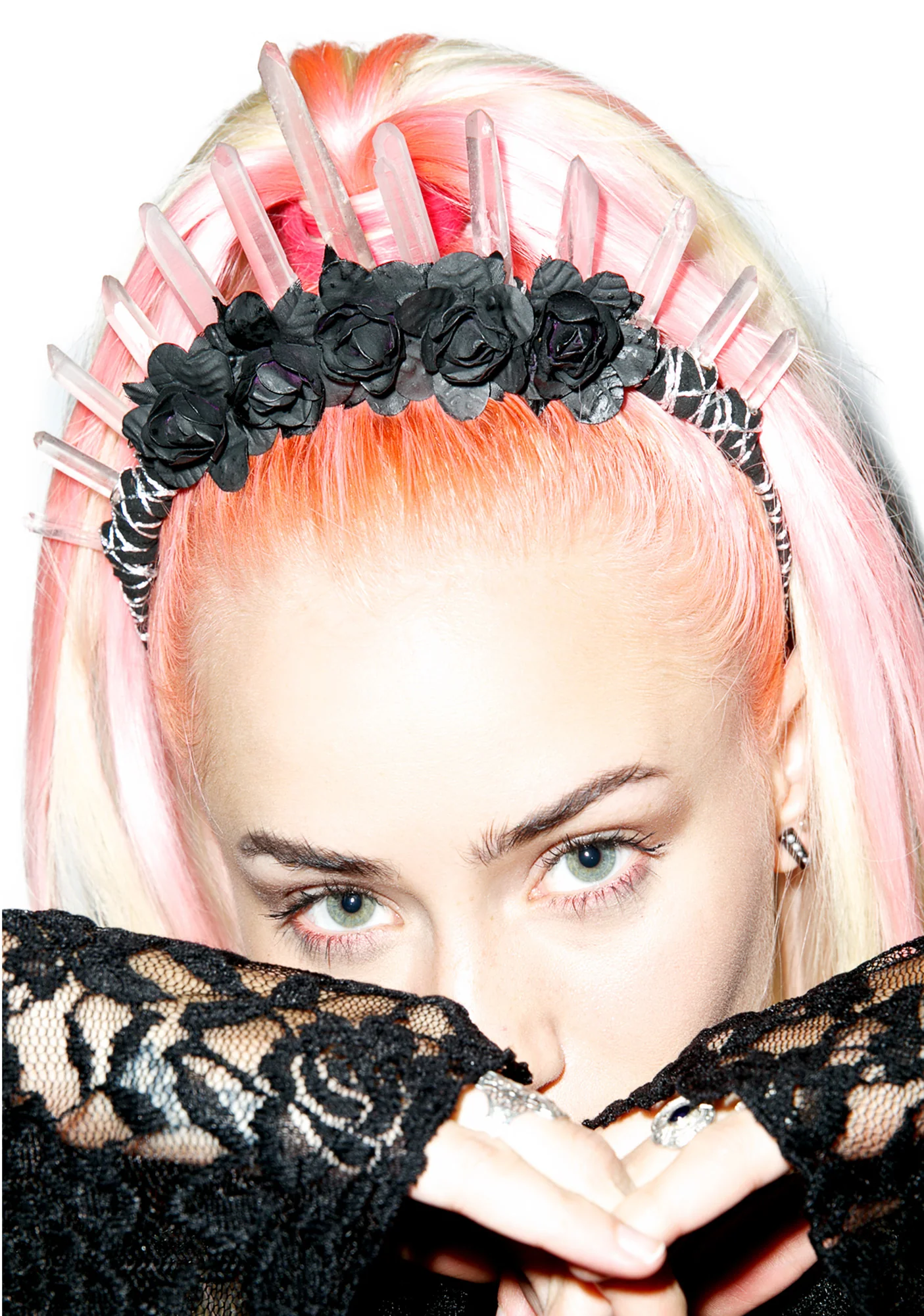 Black Rose Crystal Crown - Image 5